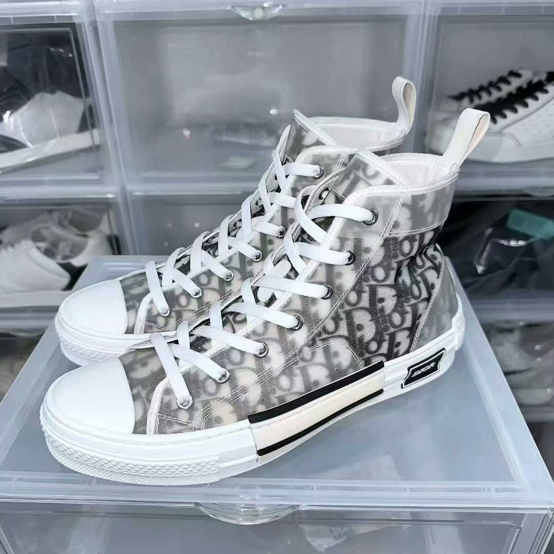 Dior dior b23 sneakers in black and white Size US 10 / EU 43 - 1 Thumbnail