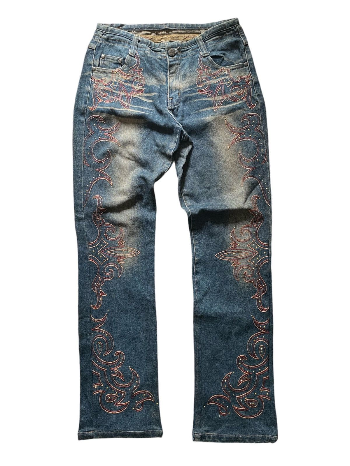 If Six Was Nine × Japanese Brand × Le Grande Bleu (L.G.B.) Vintage kesson basic imformal flared jeans Size US 28 / EU 44 - 1 Thumbnail