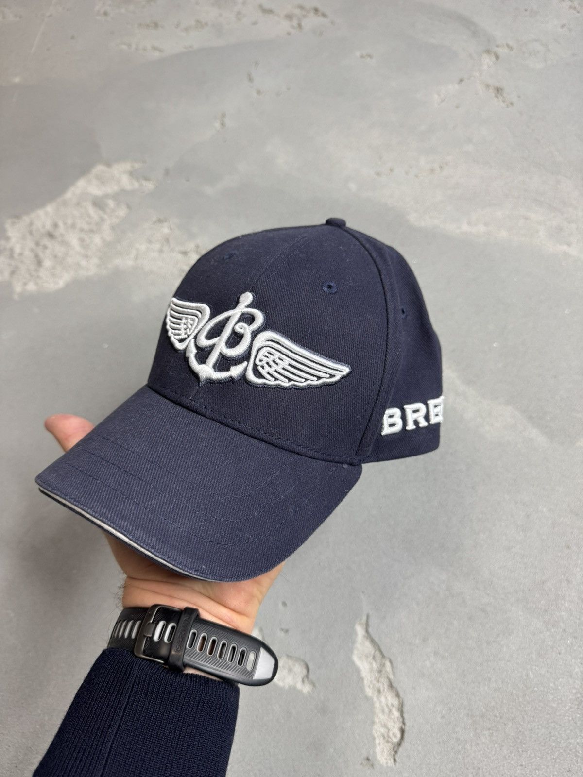 Breitling 😍Vintage Official Breitling Cap Hat Embroidered Logo Racing Size ONE SIZE - 1 Thumbnail