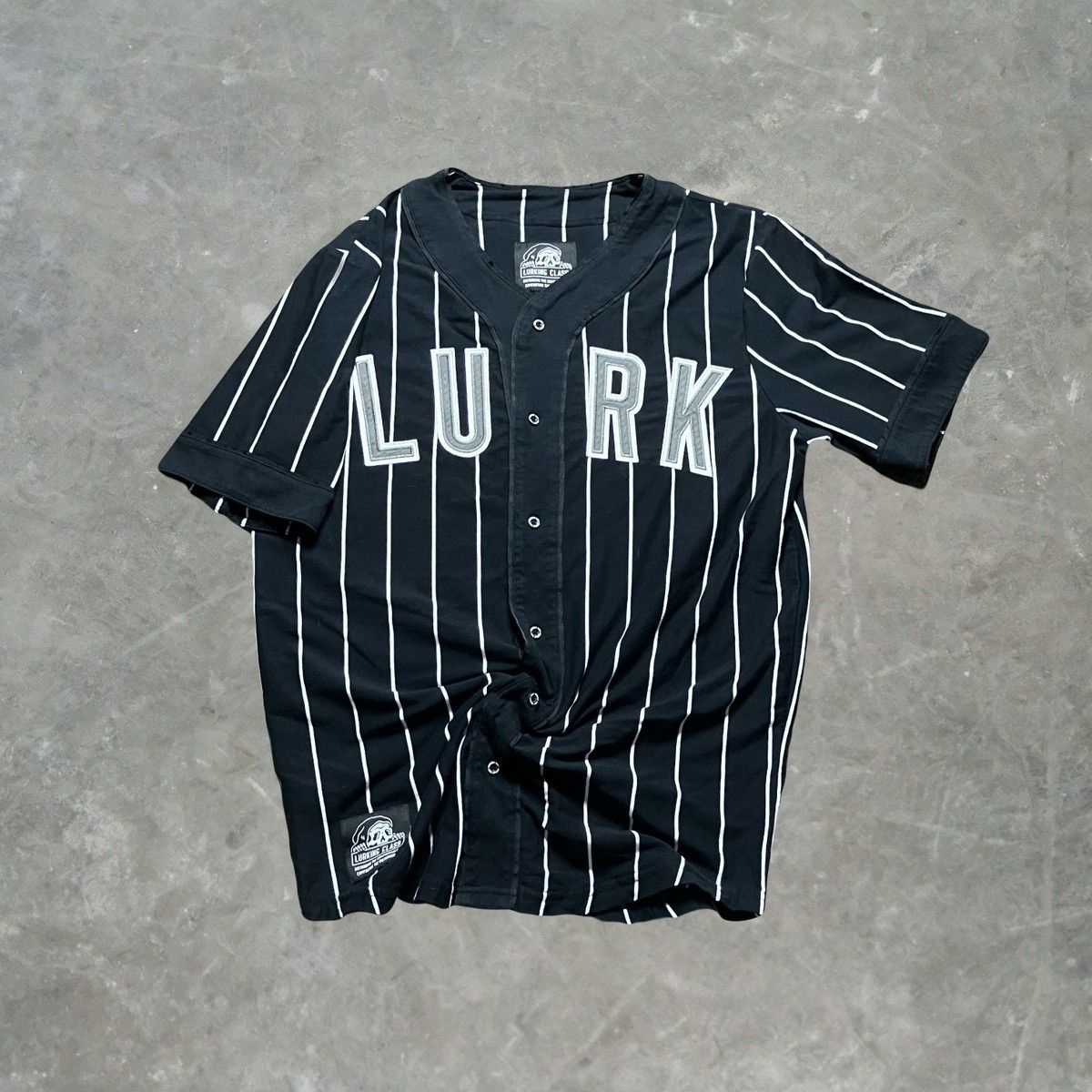 Lurking Class × Zumiez Lurking Class by Sketchy Tank Pinstripe Baseball Jersey Size US M / EU 48-50 / 2 - 1 Thumbnail