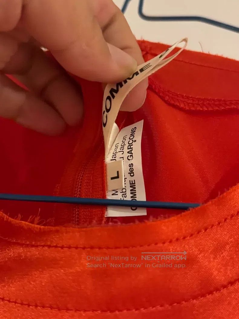 Comme des Garcons Comme des Garcons Red size L silk-like sleeveless top Size L / US 10 / IT 46 - 4 Thumbnail