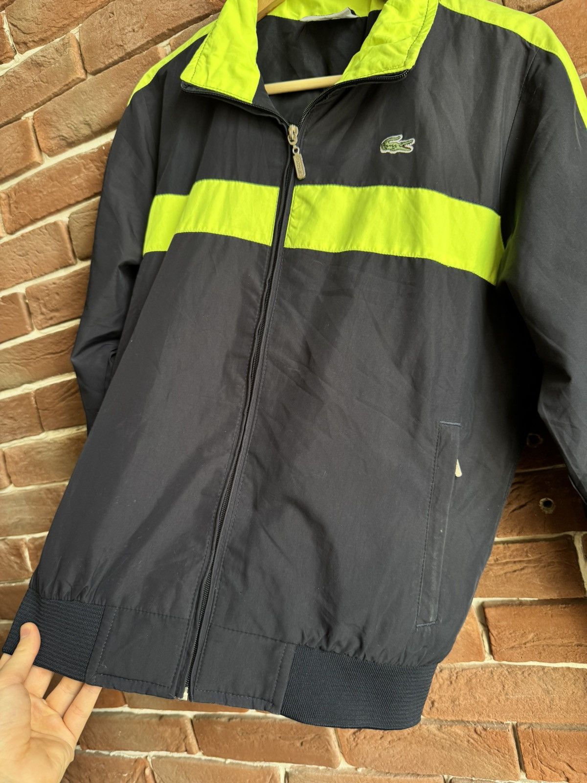Lacoste Vintage Lacoste Andy Roddick Windbreaker Jacket Drill Size US S / EU 44-46 / 1 - 8 Thumbnail