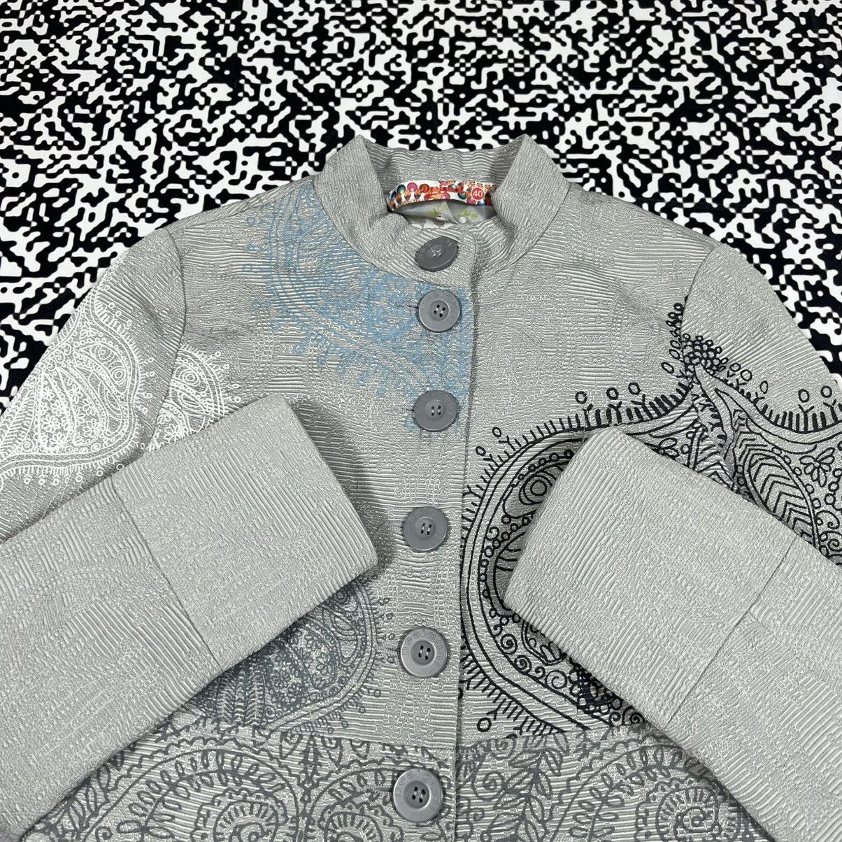 Desigual Vintage Y2K Desigual Boho Retro Japanese Style Coat Jacket Size M / US 6-8 / IT 42-44 - 14 Thumbnail