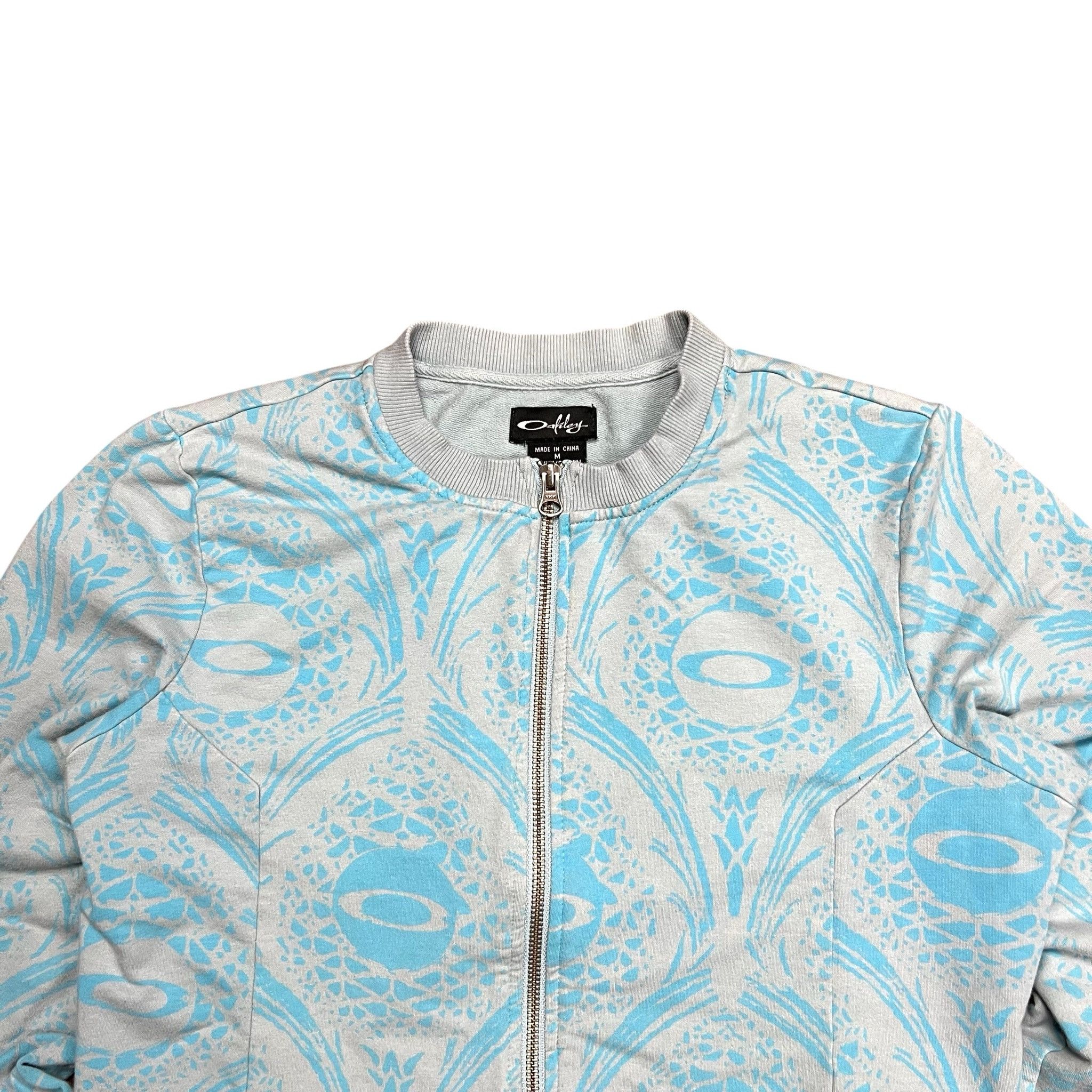 Oakley Vintage Y2K Oakley All-over Print Zip-up Jacket - M Size M / US 6-8 / IT 42-44 - 2 Thumbnail