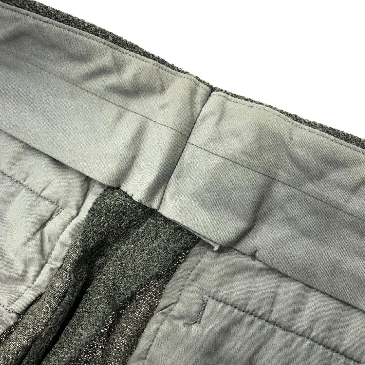 Issey Miyake ISSEY MIYAKE MEN 2tuck Wide Pants Gray M Tweed Vintage Wool Nylon (Pants) Mens Size US 31 - 7 Thumbnail