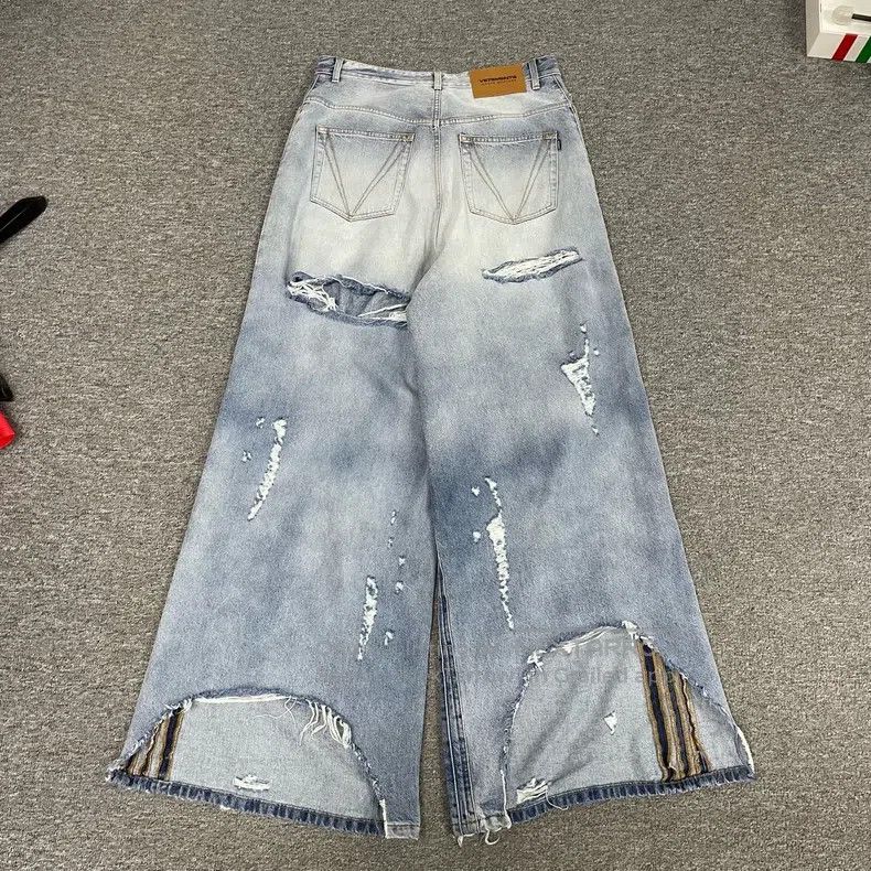 Vetements Vetements Distressed Washed Denim Jeans Size US 33 - 2 Thumbnail