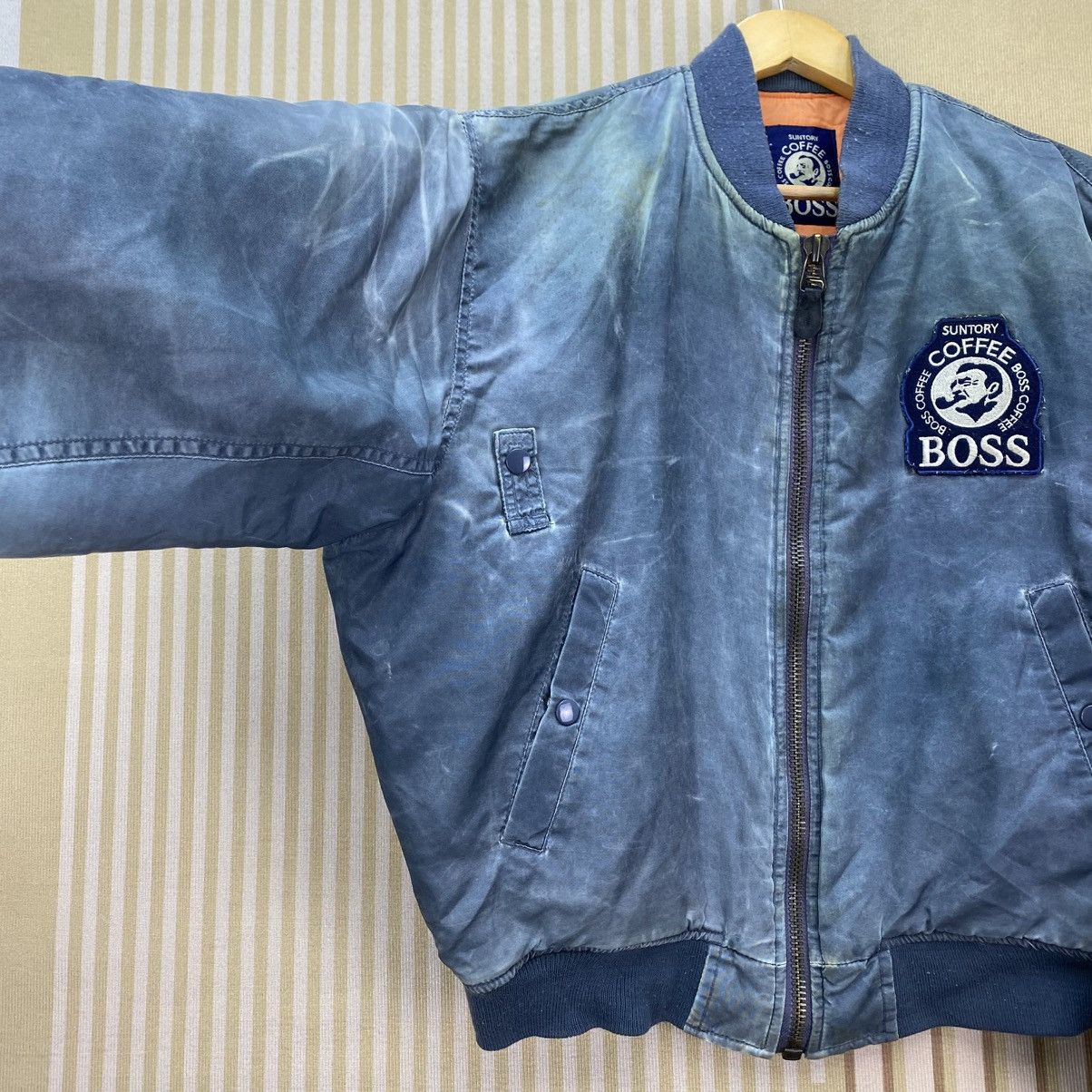 Japanese Brand 🫶 vintage 90s Suntory Coffee Boss MA-1 bomber jacket Size US M / EU 48-50 / 2 - 3 Thumbnail