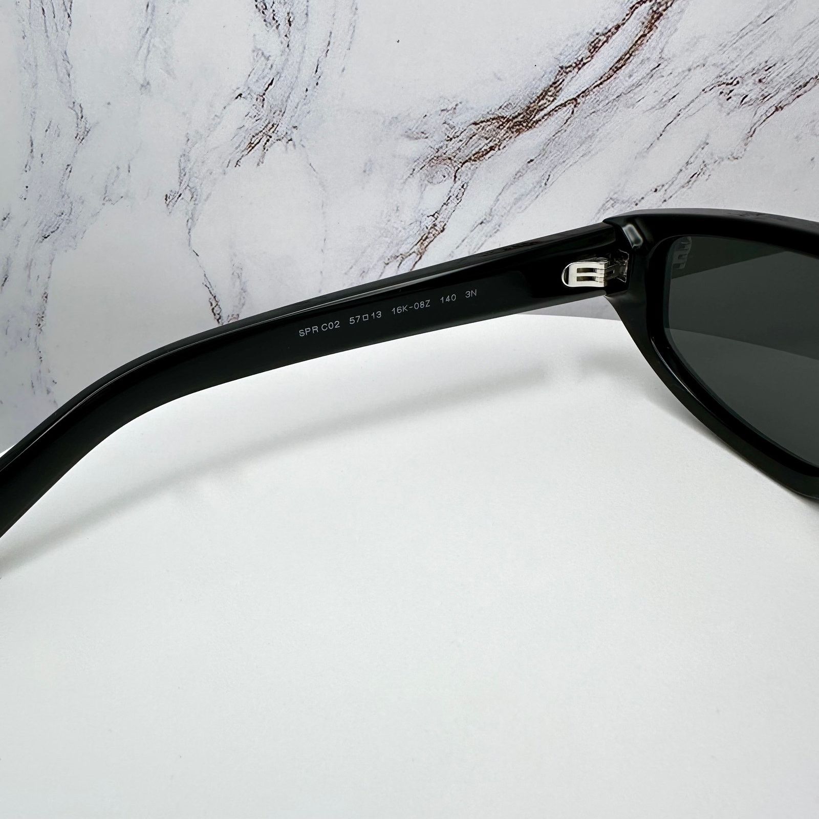 Prada New PRADA Sunglasses Black Gray Lens Authentic Prada Size ONE SIZE - 7 Thumbnail