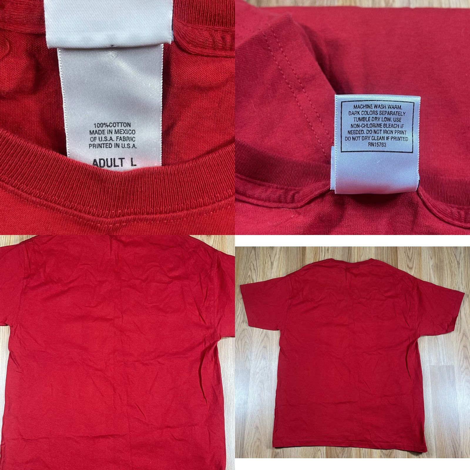Vintage Sonoma T-Shirt Adult L Large Red 100% Cotton Crew Neck Short Sleeve Nike? Size US L / EU 52-54 / 3 - 8 Thumbnail