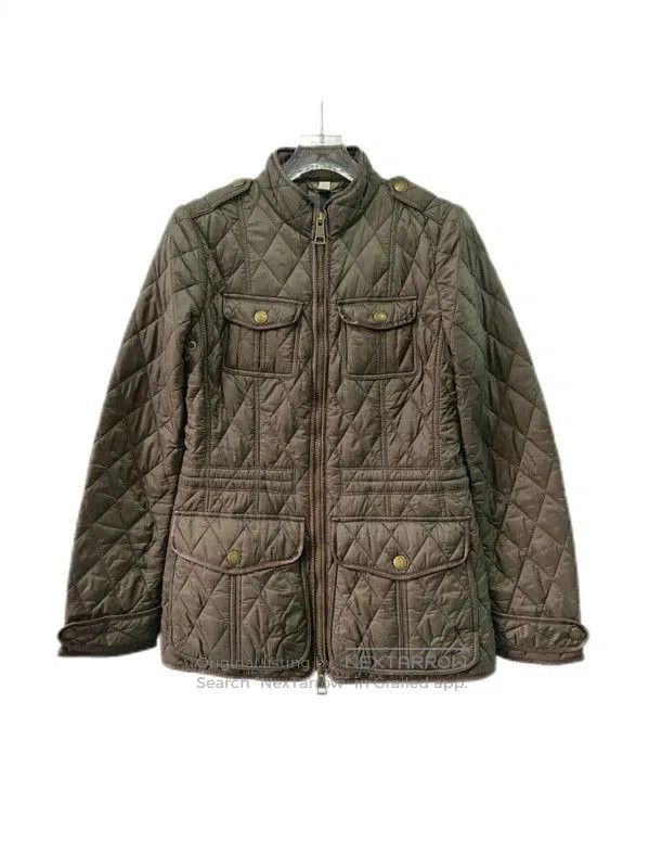 Burberry Burberry Military Green Cotton Women's Jacket. Size XS / US 0-2 / IT 36-38 - 1 Thumbnail