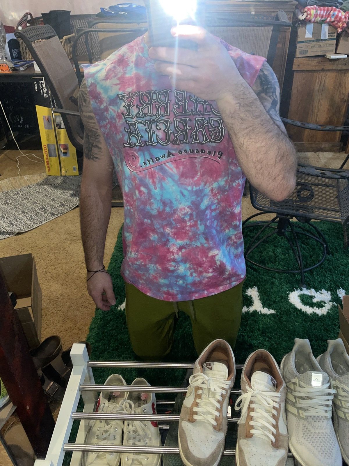 Vintage Vintage Ben and Jerry’s cherry Garcia cutoff tee Size US XL / EU 56 / 4 - 5 Thumbnail