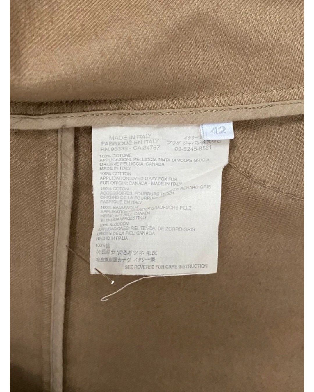 Miu Miu F/W 2004 RUNWAY FOX FUR COAT Size M / US 6-8 / IT 42-44 - 8 Thumbnail