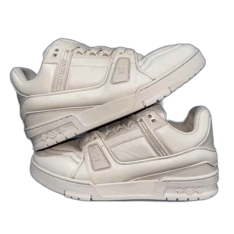 Louis Vuitton Louis Vuitton Trainer Sneakers in Light Beige Size US 8.5 / EU 41-42 - 1 Thumbnail