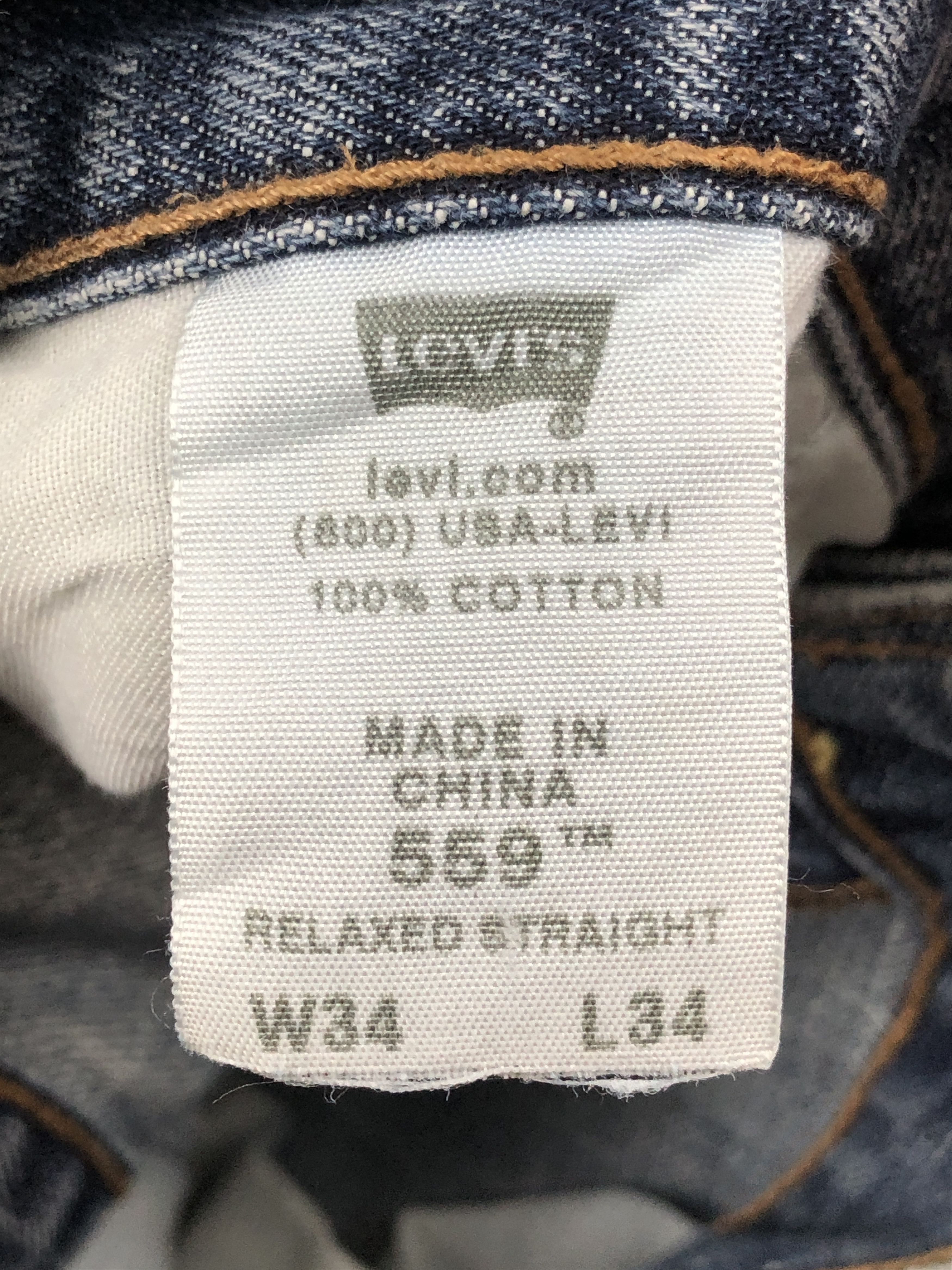 Levi's Vintage Levis 559 Faded Blue Jeans DP2368 Size US 34 / EU 50 - 8 Thumbnail