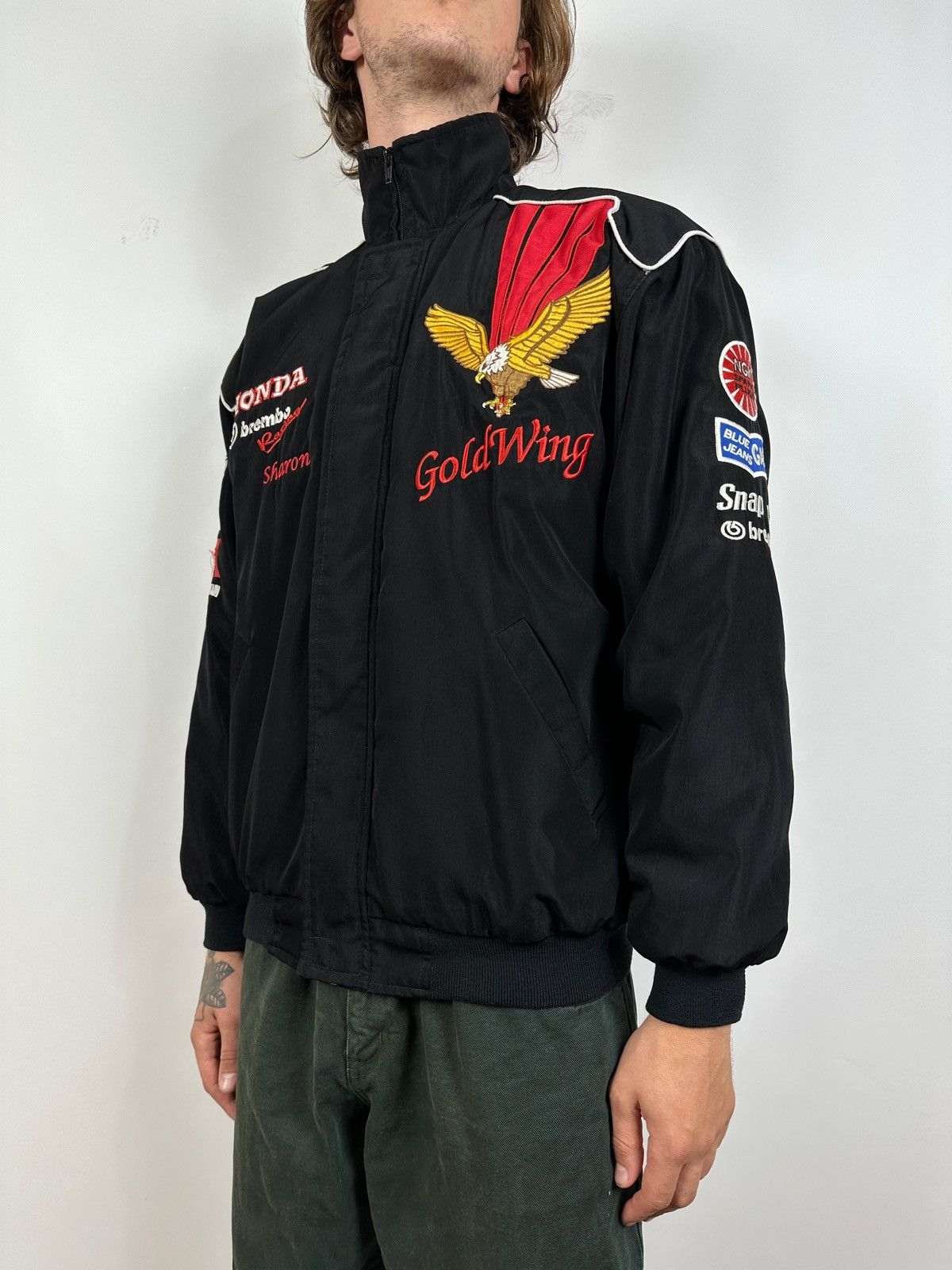 Honda Vintage Honda Gold Wing Racing F1 Snap On Jacket Size US M / EU 48-50 / 2 - 1 Thumbnail