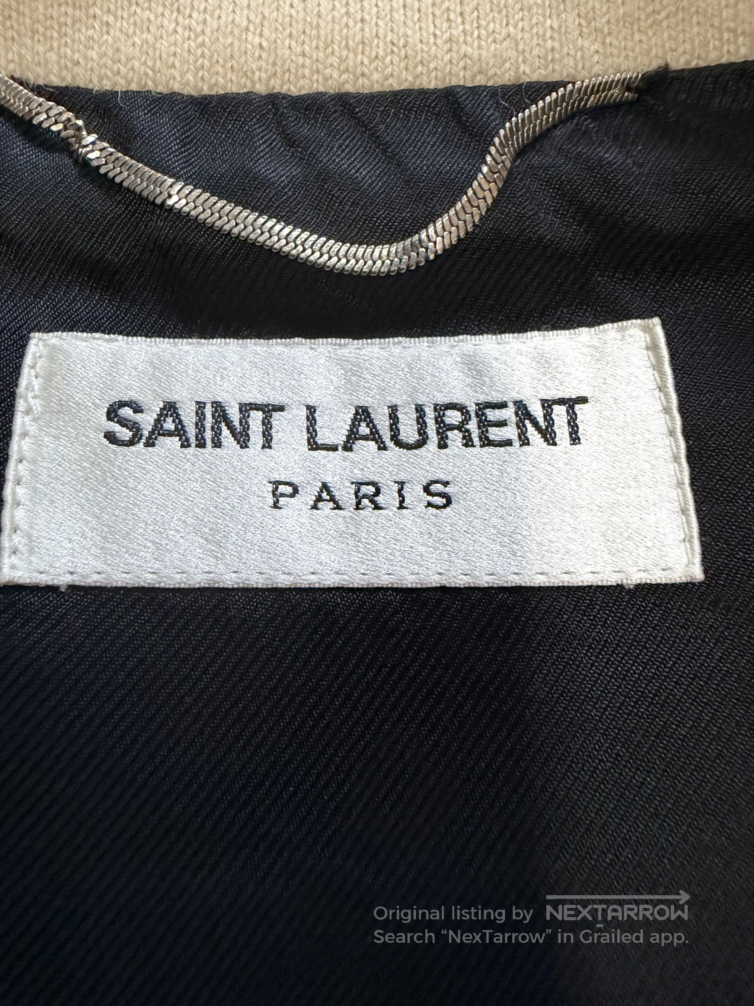 Saint Laurent Paris Saint Laurent 17ss Bohemian Linen Jacket. Size US M / EU 48-50 / 2 - 2 Thumbnail