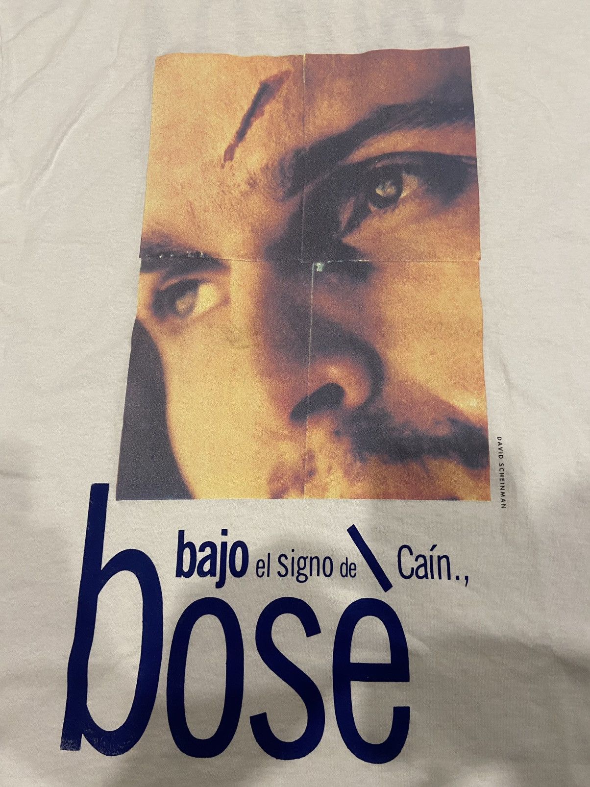 Band Tees Vintage Miguel Bose "Bajo El Signo De Cain" 1994 Tour Size US XL / EU 56 / 4 - 1 Thumbnail