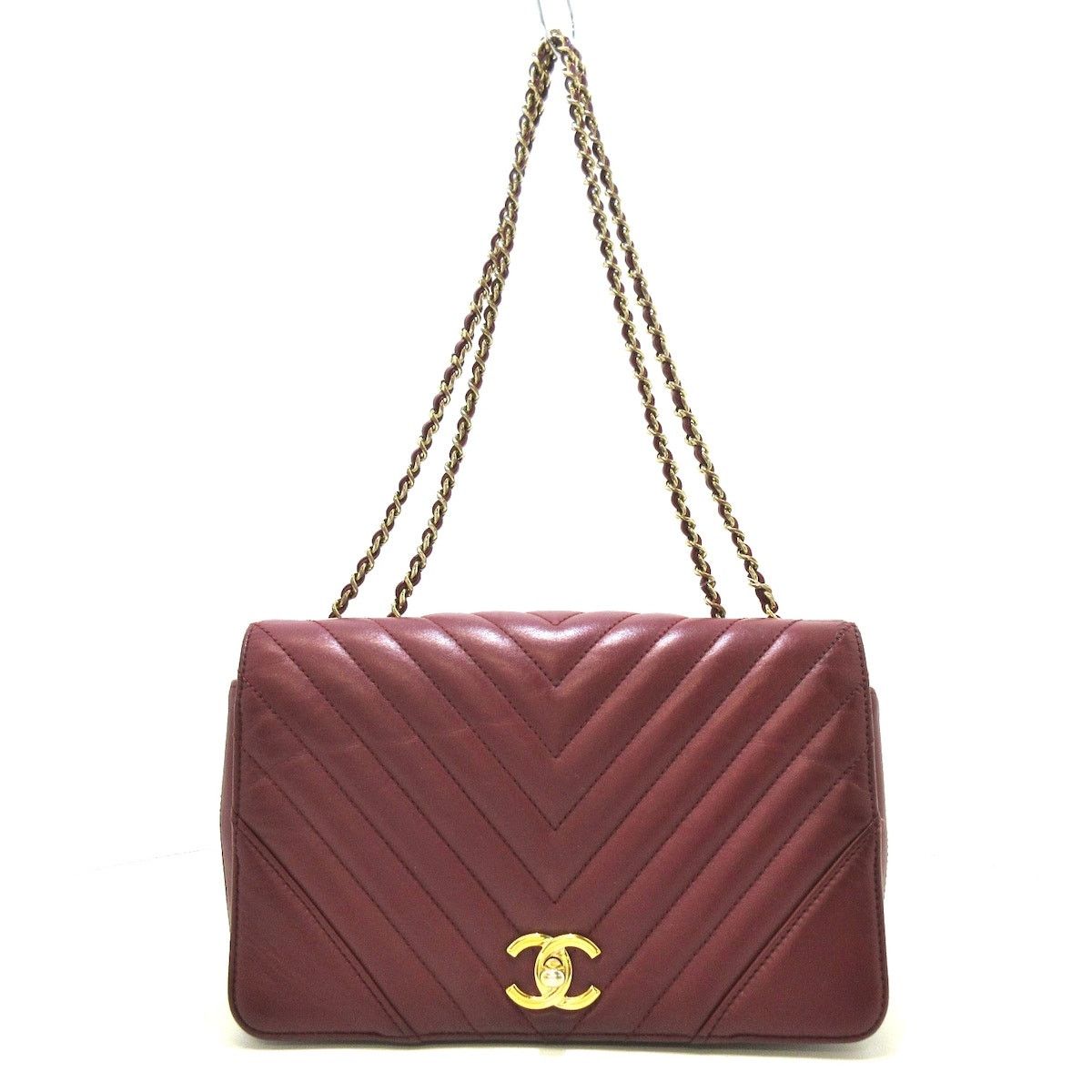 Chanel CHANEL V Stitch (Chevron) Shoulder Bag Women's Size ONE SIZE - 1 Thumbnail