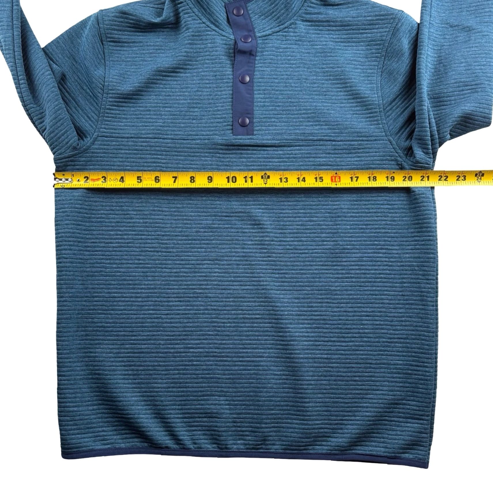 J.Crew J. Crew Men’s Sweatshirt Performance Authentic Fleece Snap Blue Medium Mens Size US M / EU 48-50 / 2 - 6 Thumbnail
