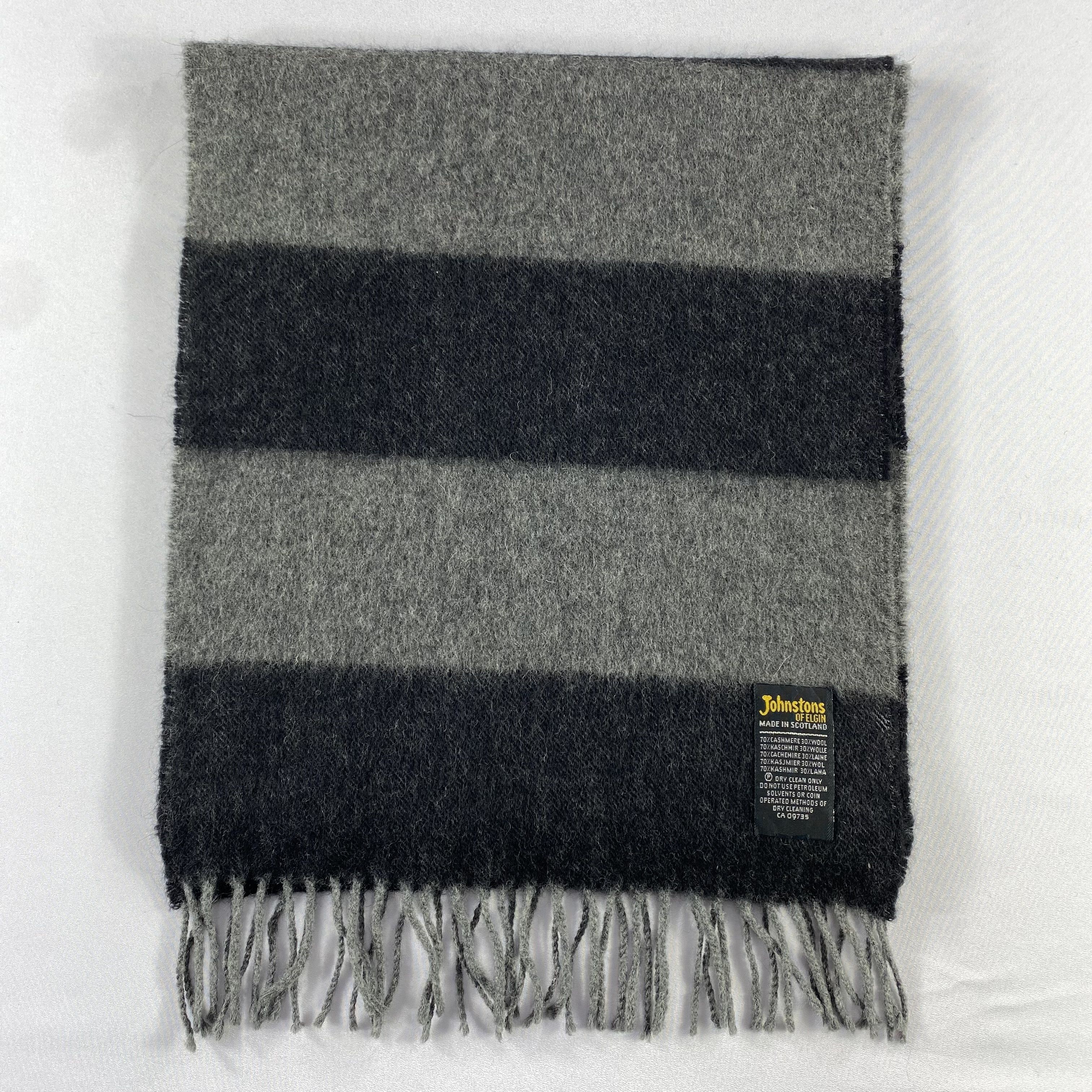 Johnstons Of Elgin Johnstons Of Elgin Stripe Scarf Neck Wrap Muffler Size ONE SIZE - 2 Thumbnail