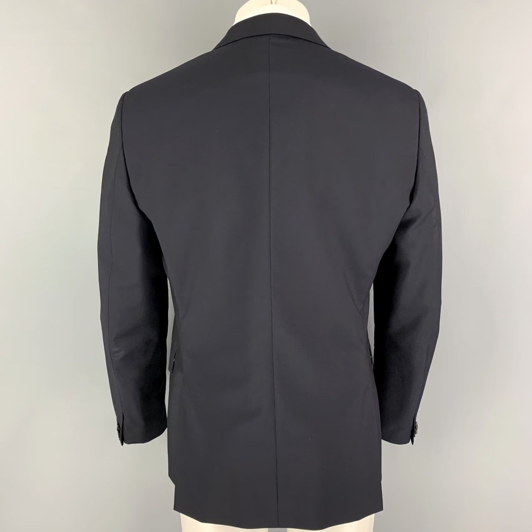 Valentino VALENTINO Navy Wool Mohair Sport Coat Size 42 Notch Lapel Mens Size US XS / EU 42 / 0 - 3 Thumbnail