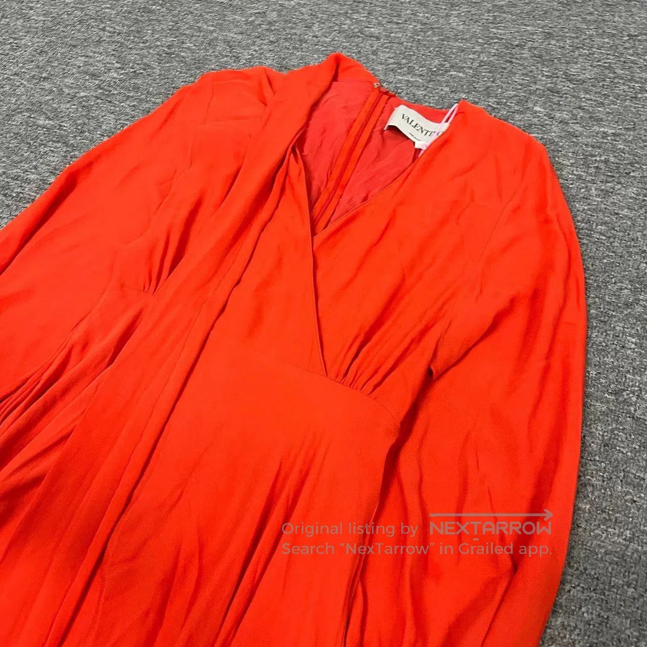 Valentino Valentino Red Ribbon Silk Dress. Size S / US 4 / IT 40 - 3 Thumbnail