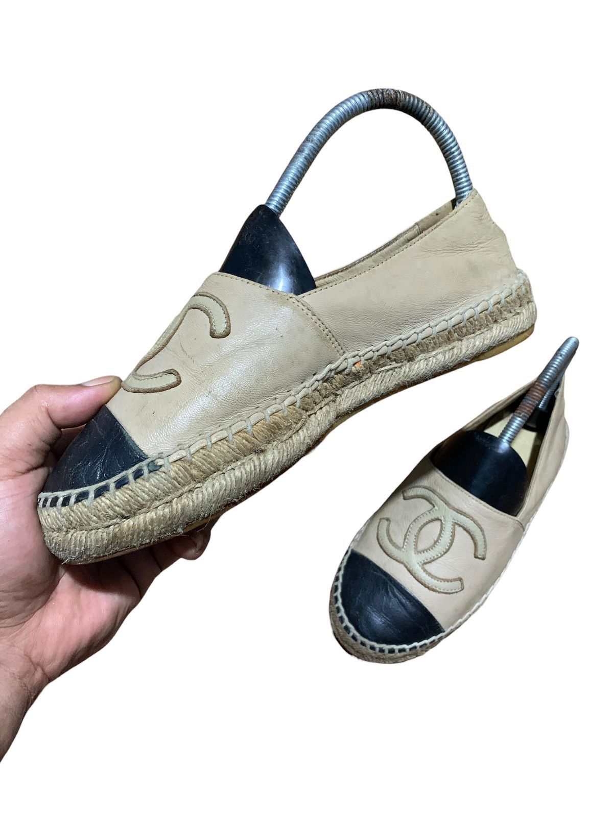 Chanel × Vintage Chanel Espadrilles Lambskin Flat shoes Size US 6 / IT 36 - 4 Thumbnail