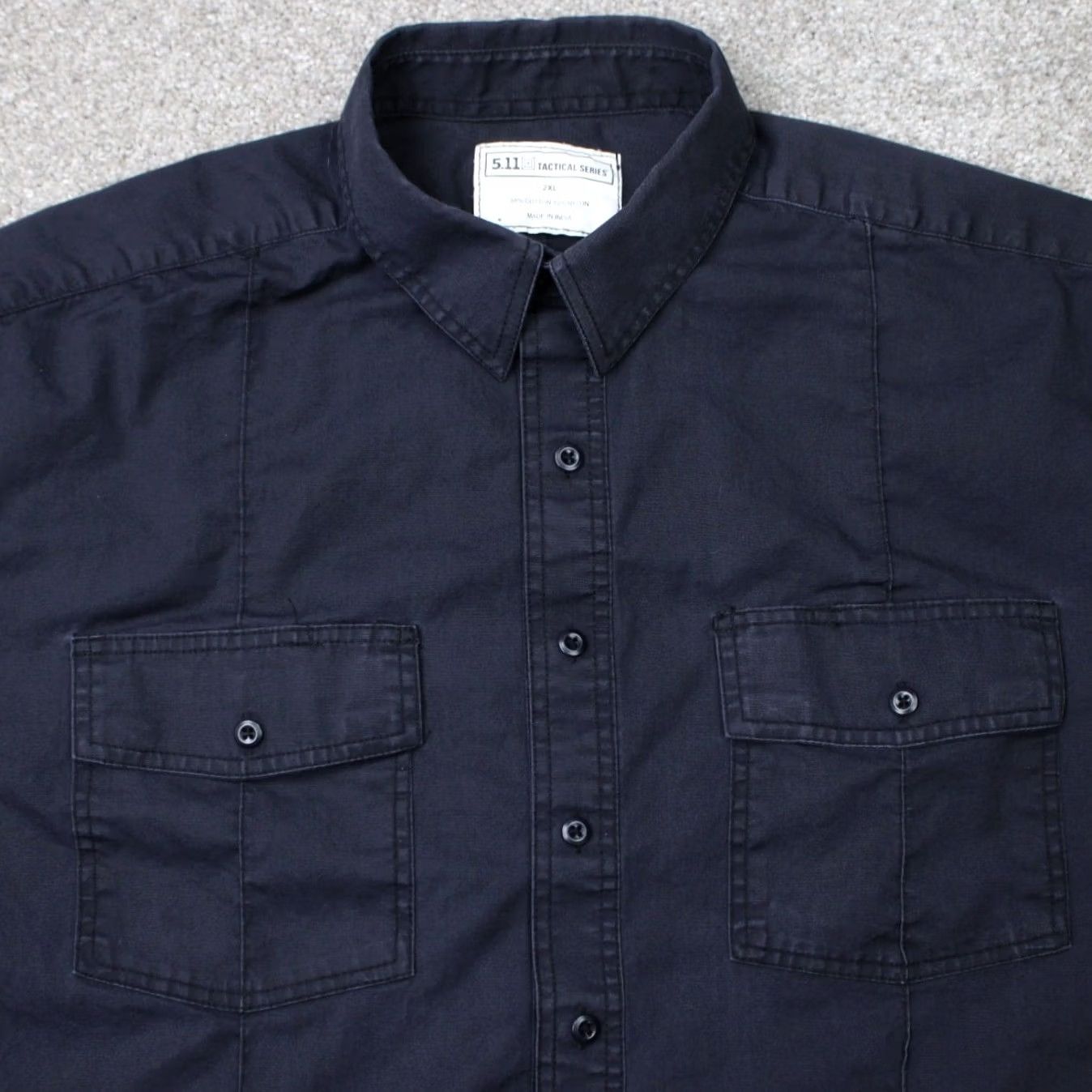 Vintage 5.11 Tactical Shirt Mens 2XL XXL Black FR X3 A-Class Flame Resistant Long Sleeve Shirt Size US XXL / EU 58 / 5 - 4 Thumbnail