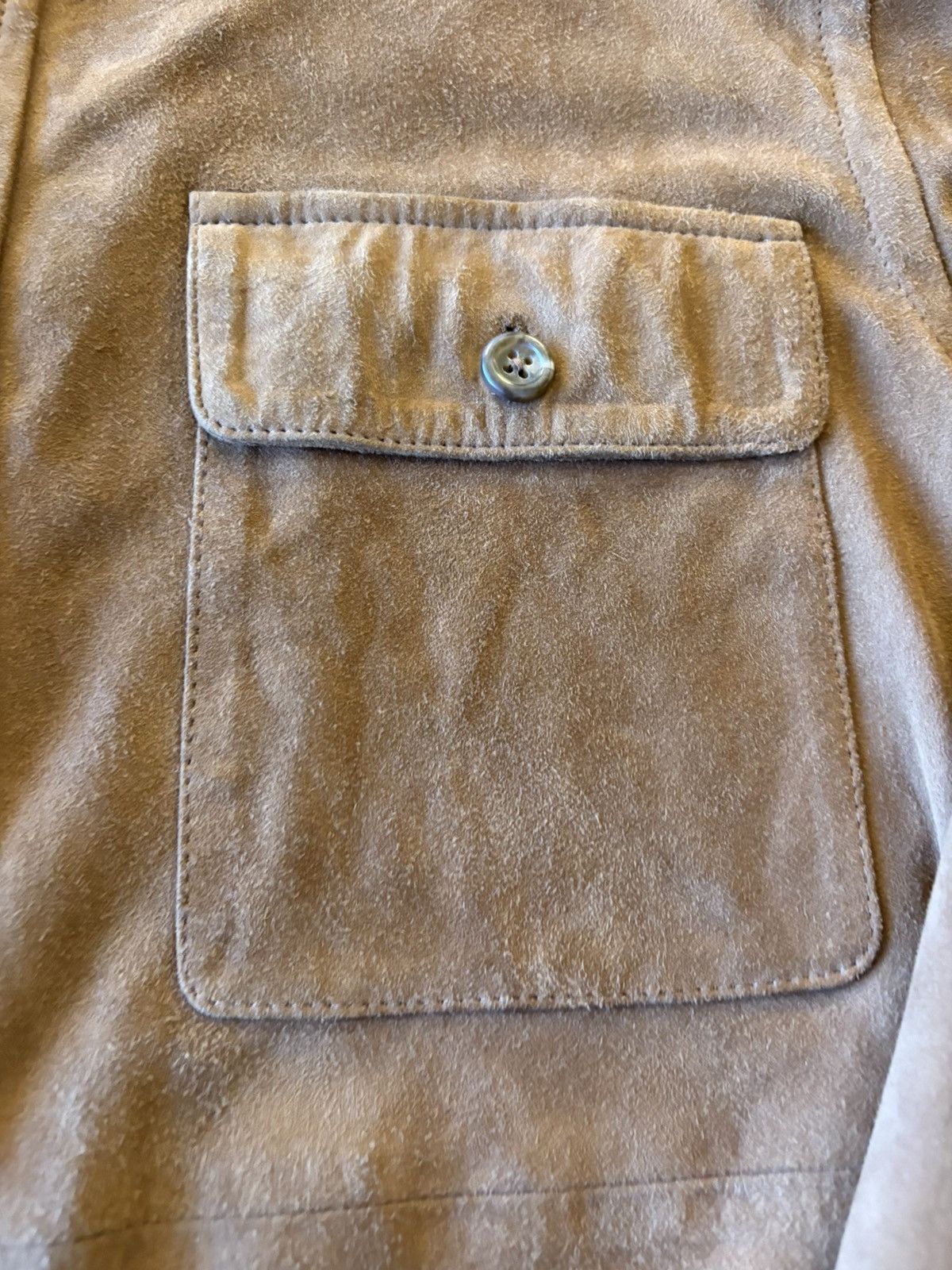 Polo Ralph Lauren POLO RALPH LAUREN SUEDE SHIRT SMALL Size US S / EU 44-46 / 1 - 4 Thumbnail
