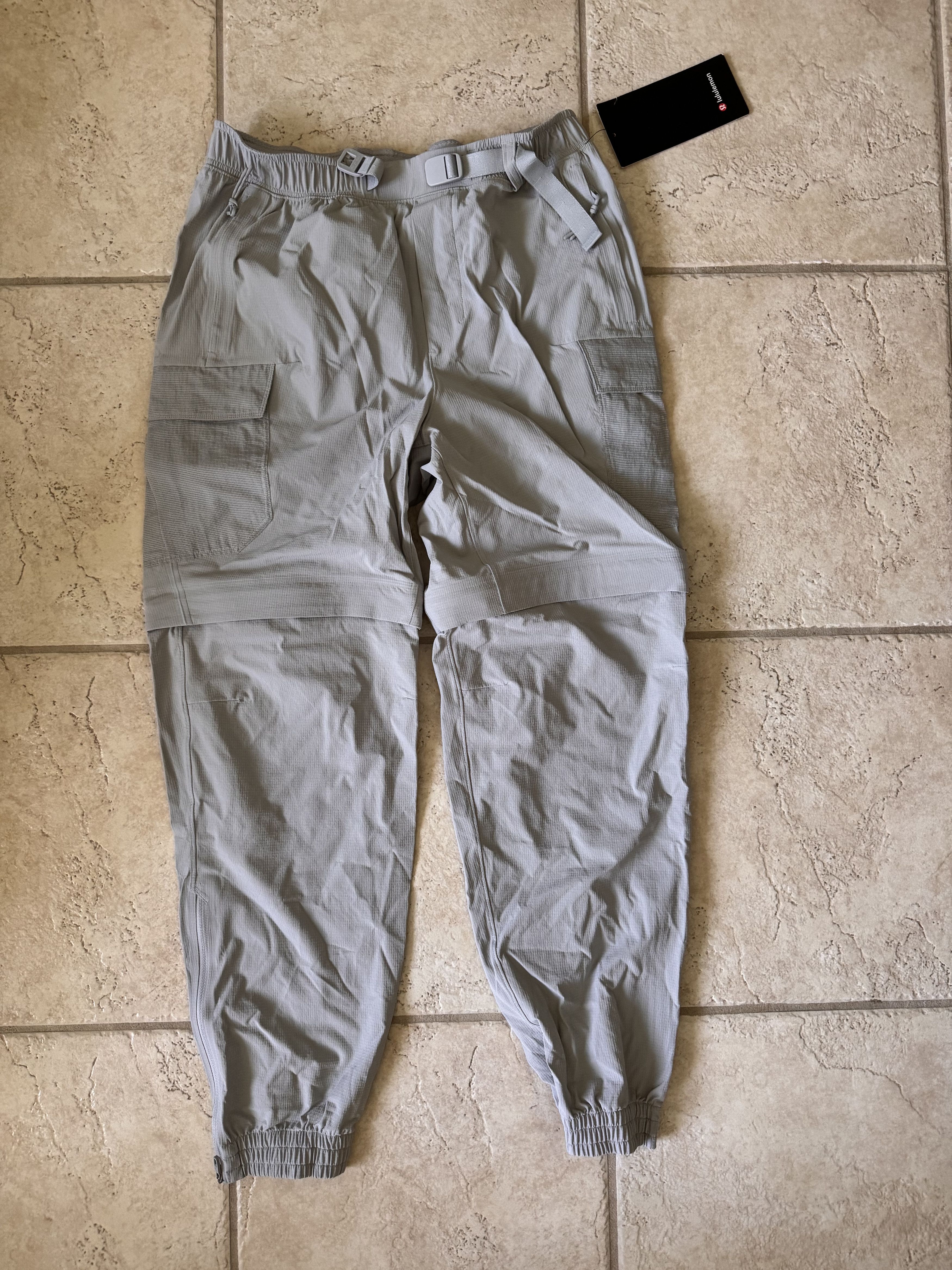 Lululemon Lululemon Convertible Hiking Pants - Gray Size US 32 / EU 48 - 4 Thumbnail