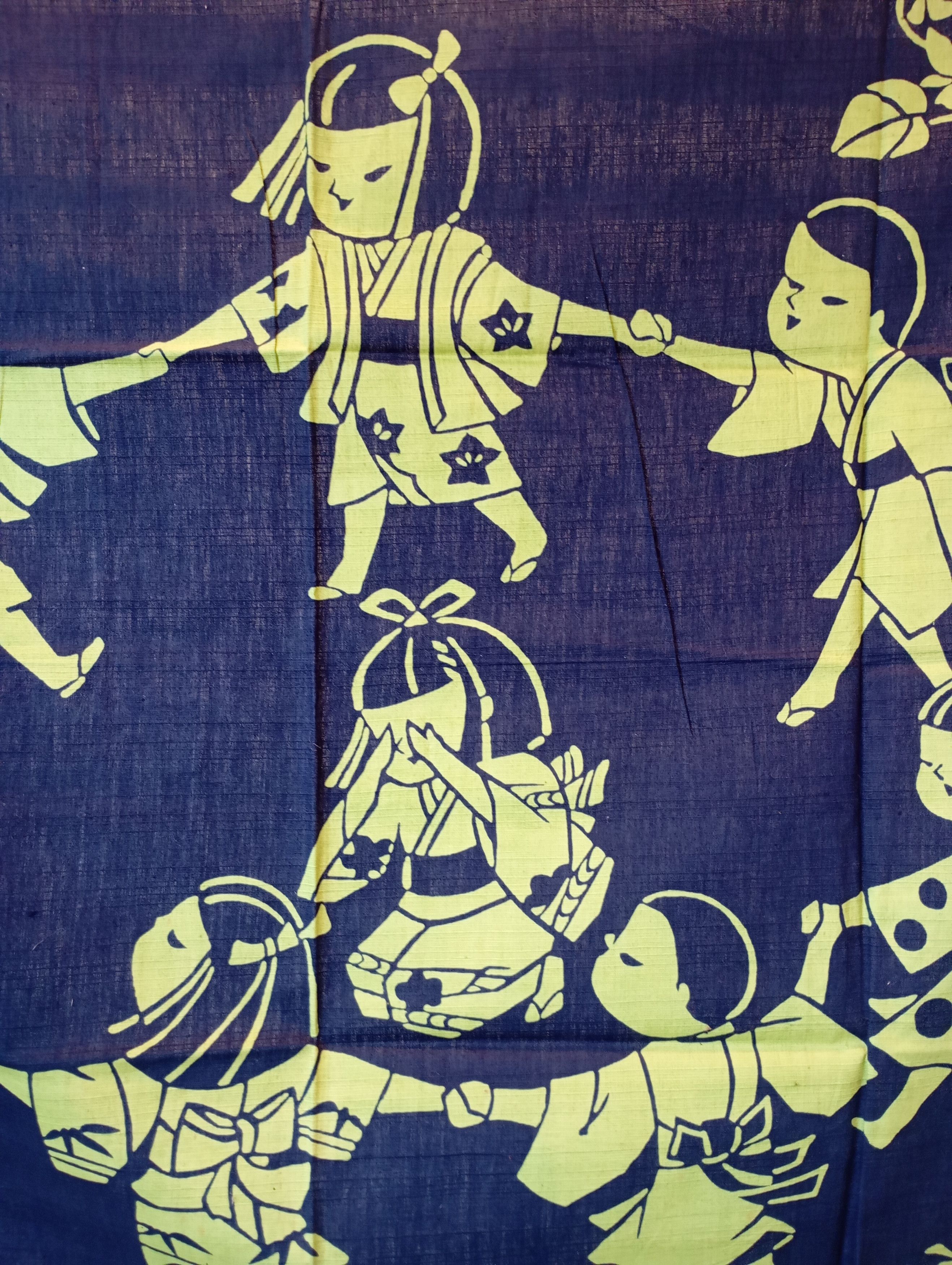 Japanese Brand Japanese Table Cloth Home Wall Decor Japan Cotton Size ONE SIZE - 2 Thumbnail