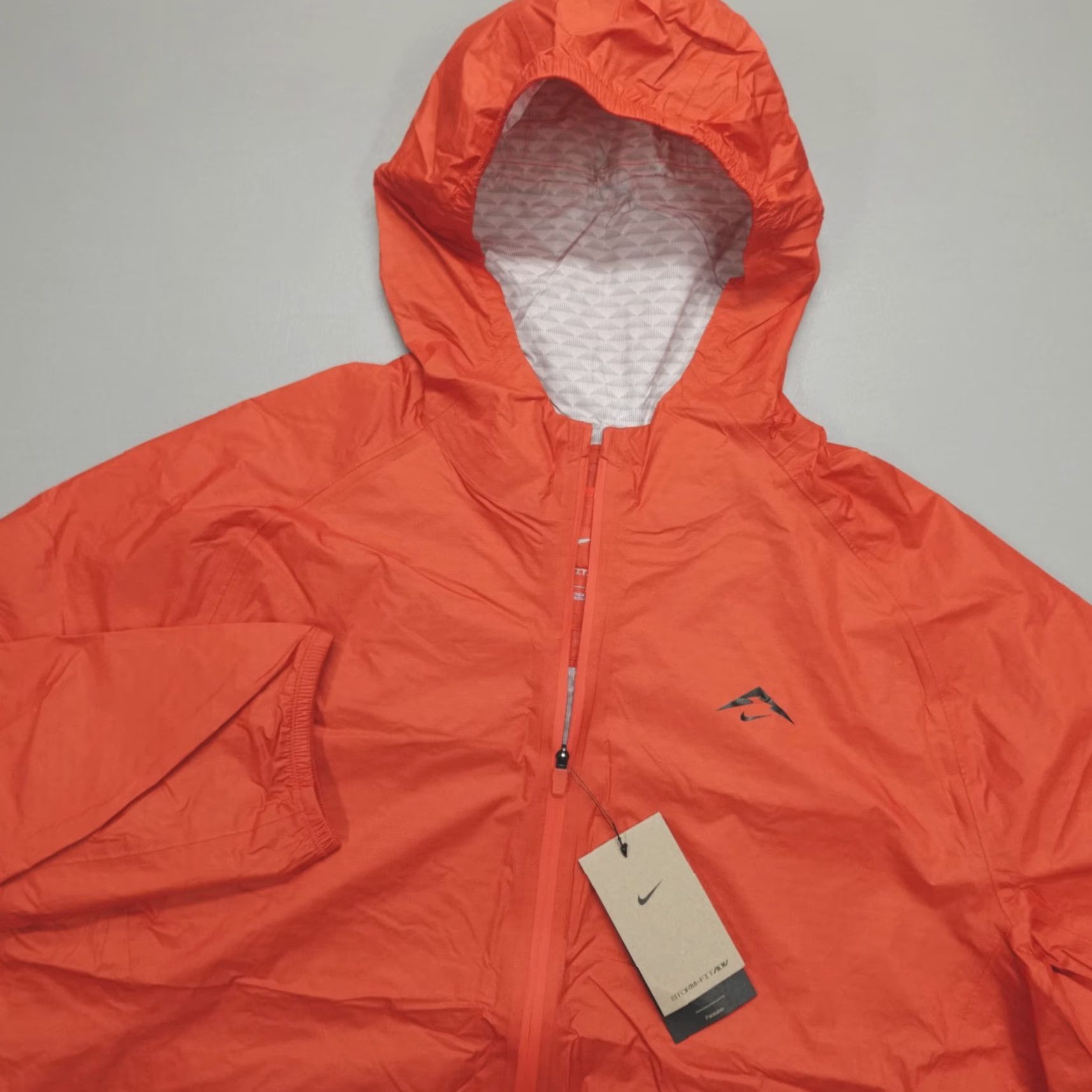Nike Nike Trail Wind Hoodie Jacket Storm-Fit Men's XL Waterproof Orange - Hoodie, Windbreaker, Storm, N O Size US XL / EU 56 / 4 - 2 Thumbnail