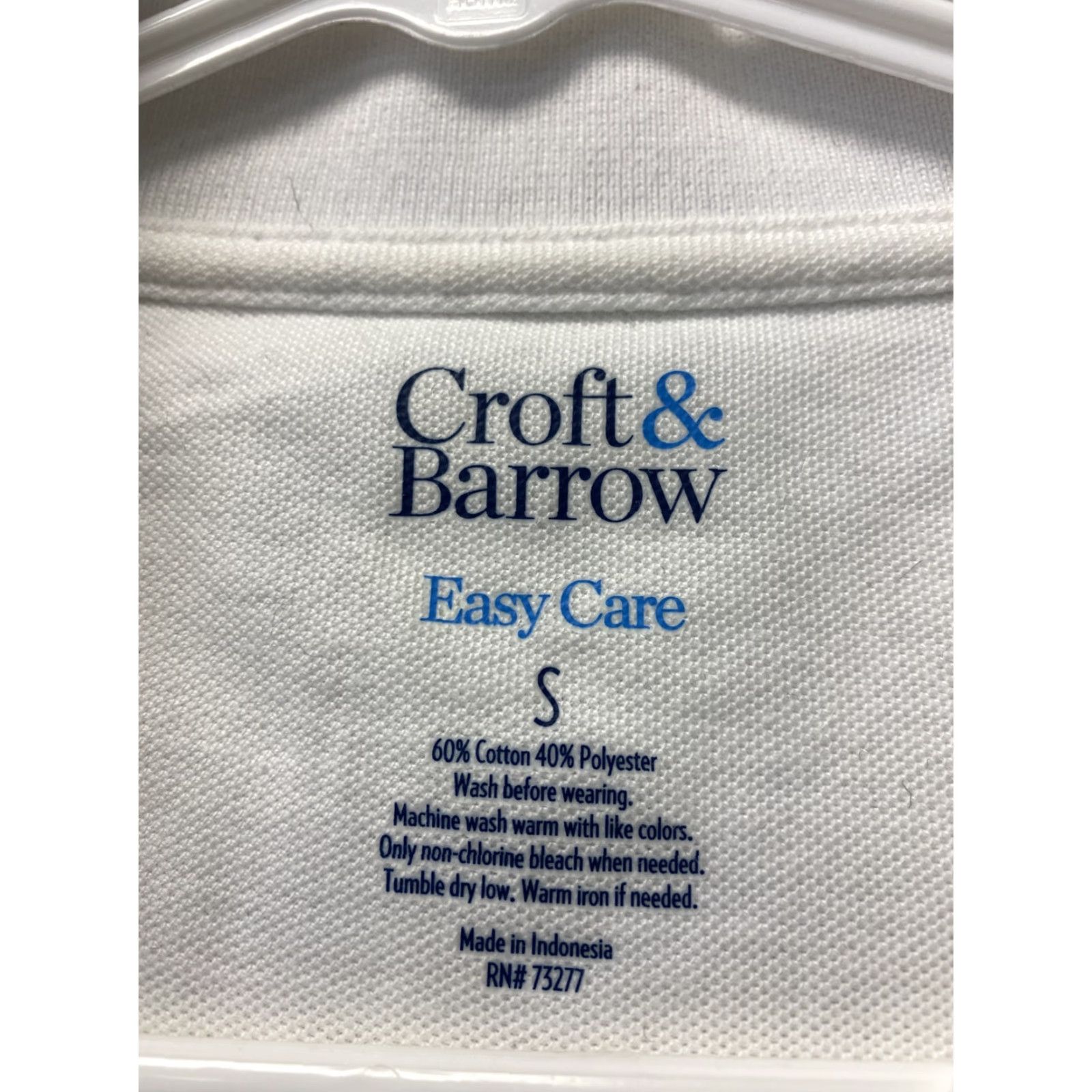 Croft & Barrow Croft & Barrow Men's Polo Golf Shirt Short Sleeve White /63-37 S Size US S / EU 44-46 / 1 - 3 Thumbnail