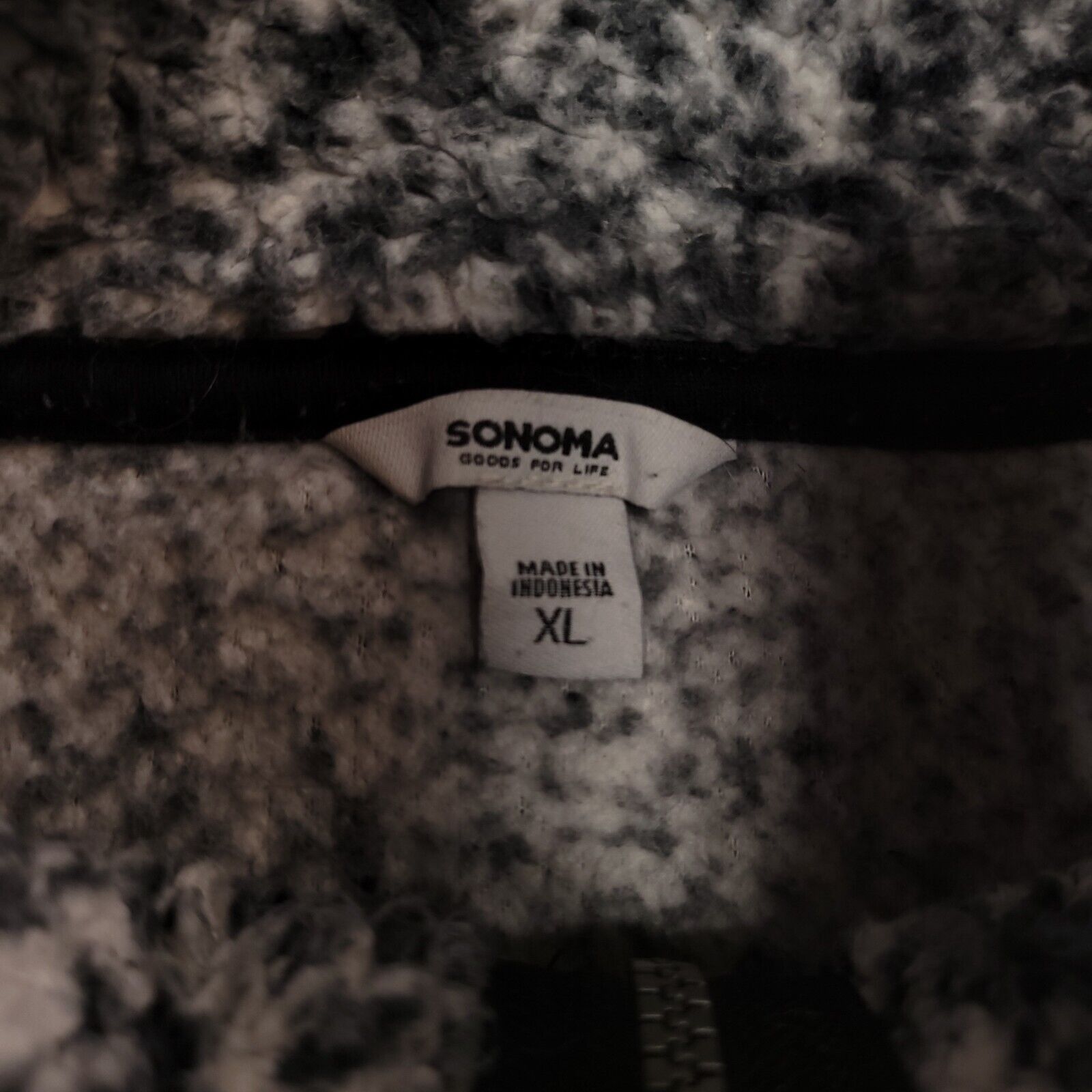 Sonoma Sonoma Pullover Jacket Womens Size Extra Large XL Black Gray Size XL / US 12-14 / IT 48-50 - 3 Thumbnail