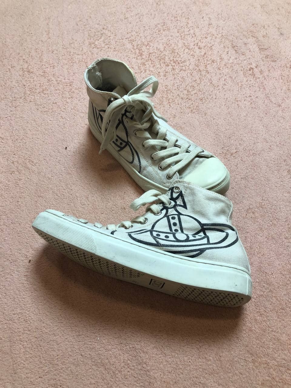 Vivienne Westwood Vintage Vivienne Westwood Hi-Top Sneakers Size 38 Size US 8 / IT 38 - 3 Thumbnail