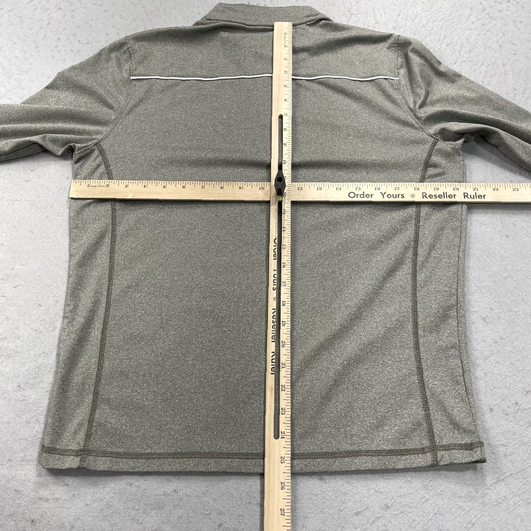 johnnie-O johnnie-O Jacket Mens Small Gray 1/4 Zip Stretch Lammie Golf Solid Shirt Size US S / EU 44-46 / 1 - 6 Thumbnail