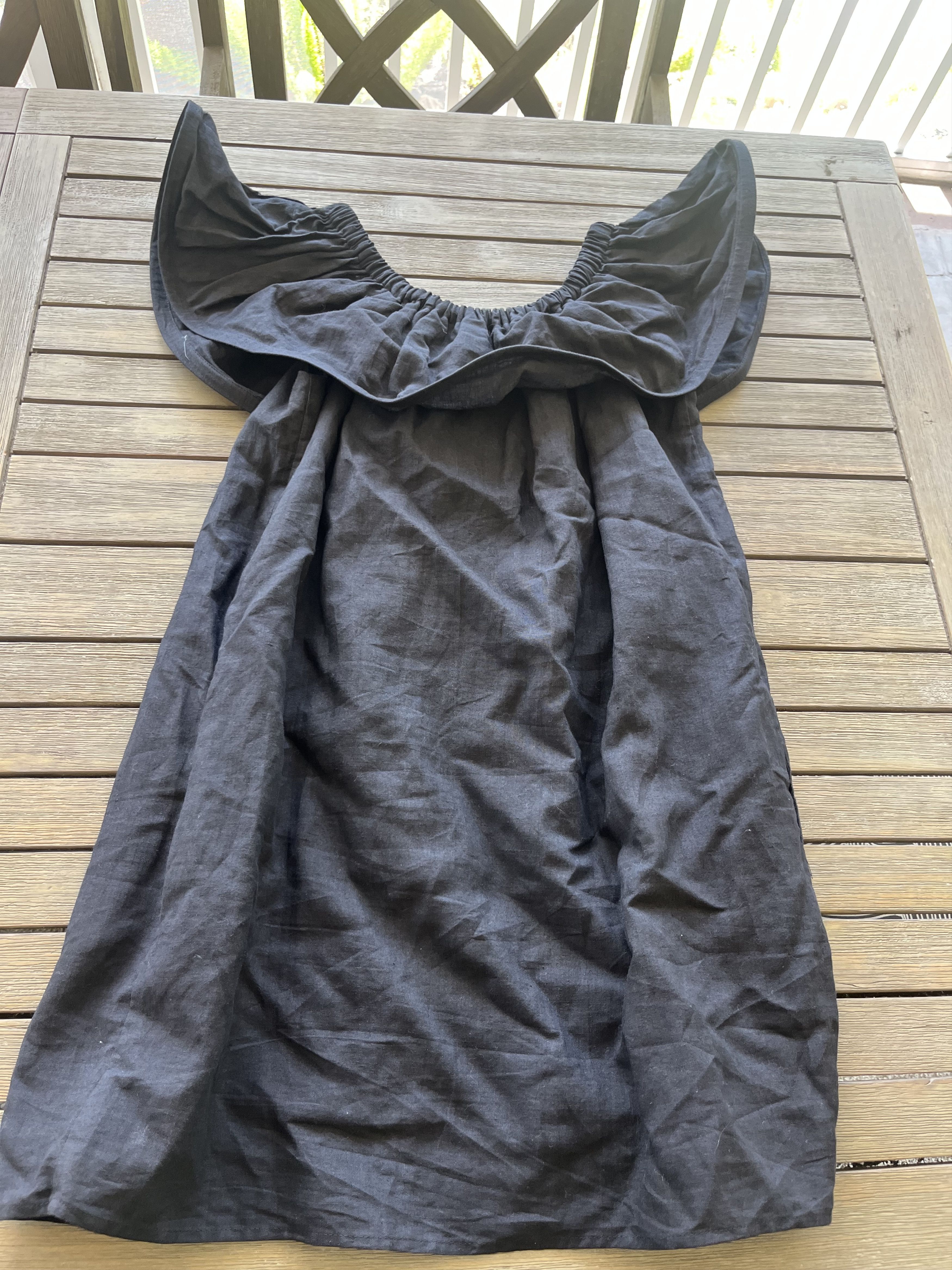 Vintage Line + Dot Black Dress Size S / US 4 / IT 40 - 3 Thumbnail
