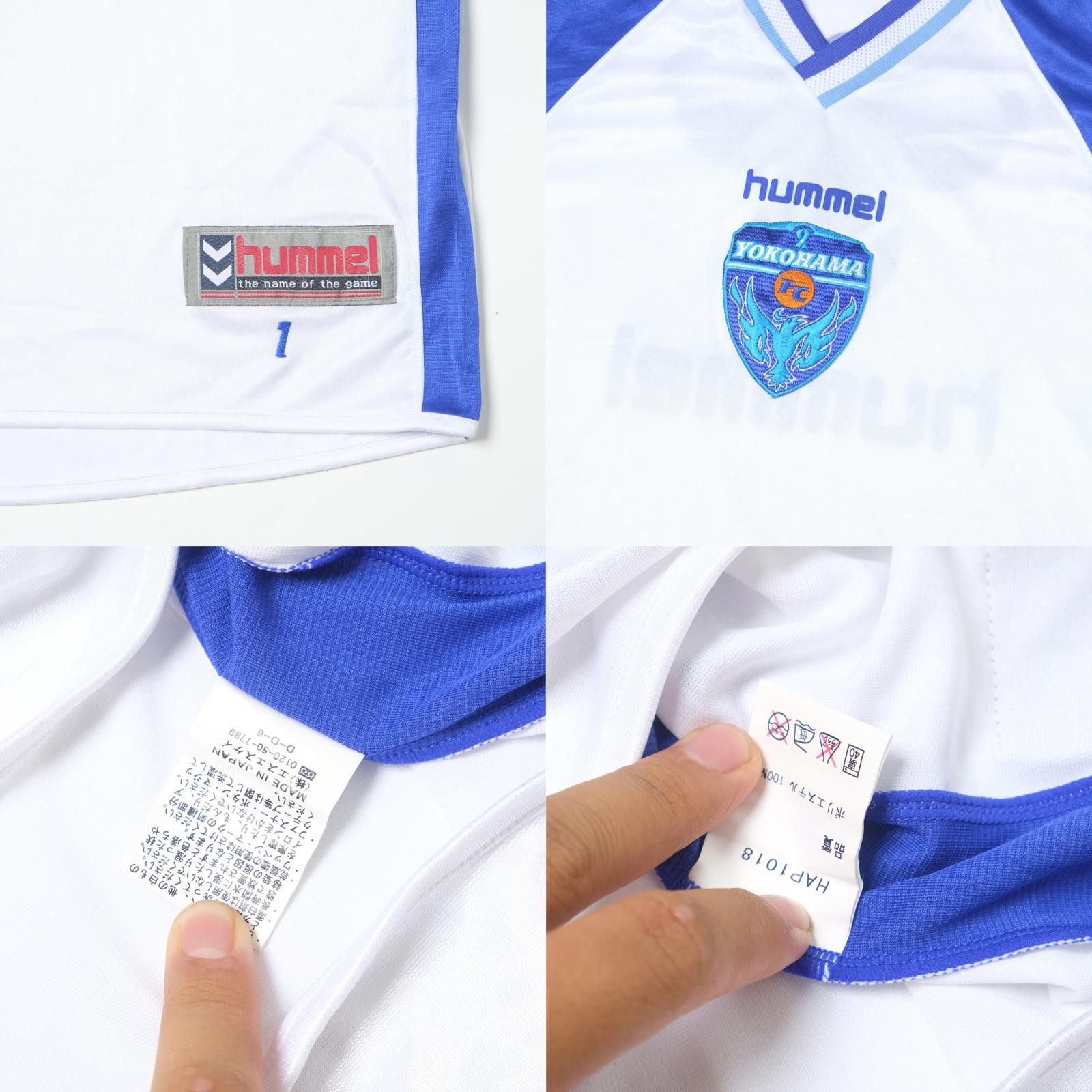 Hummel 2002 Yokohama FC Training Shirt J-League (L/XL) Size US L / EU 52-54 / 3 - 5 Thumbnail