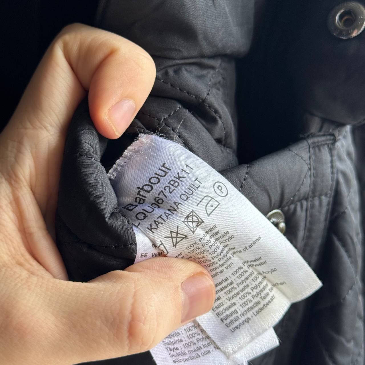 Barbour Barbour Quilted Katana Fur Nylon Moto Black Racing Jacket Size M / US 6-8 / IT 42-44 - 14 Thumbnail