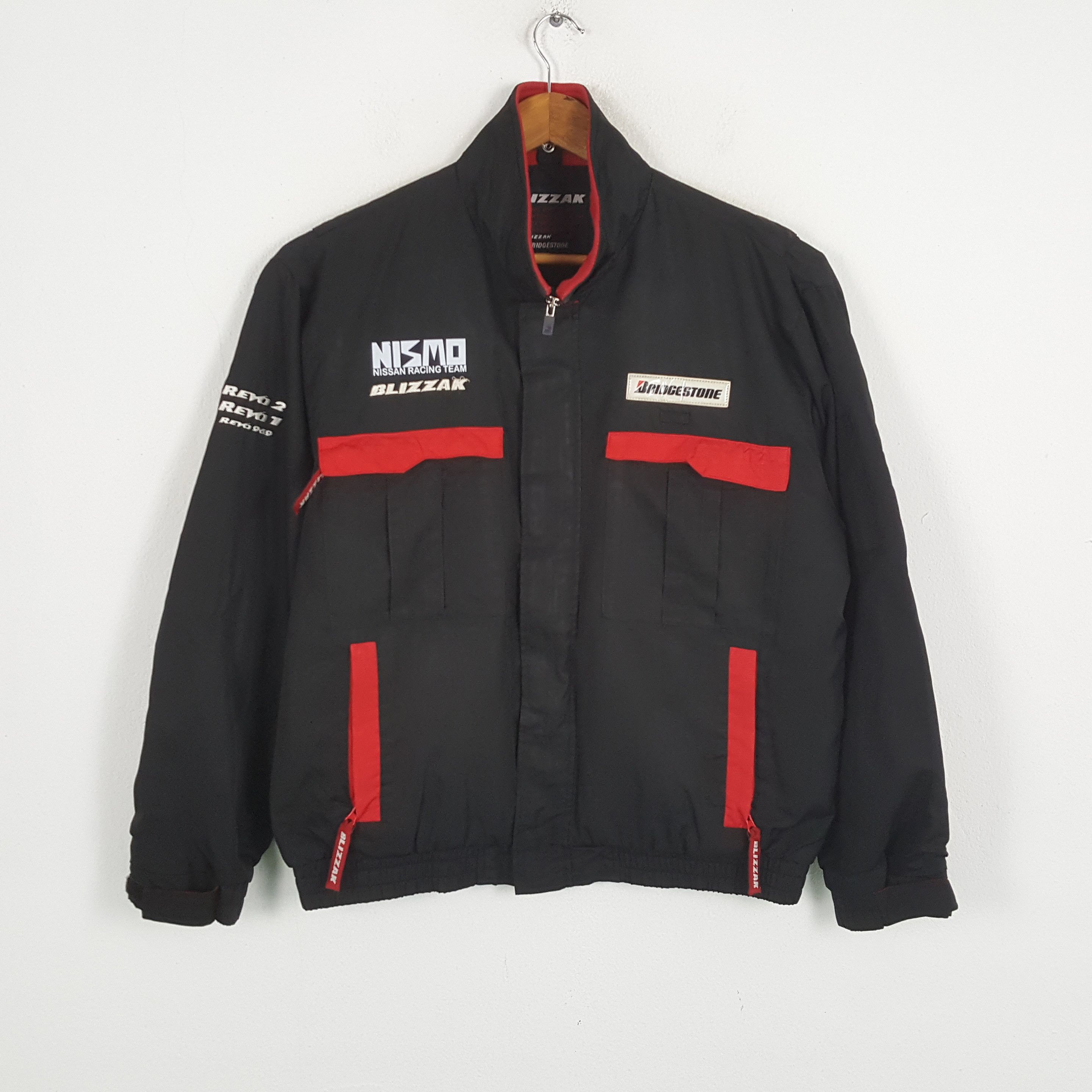 Vintage Vintage BRIDGESTONE NISMO NISSAN RACING TEAM Jacket Size US XL / EU 56 / 4 - 3 Thumbnail