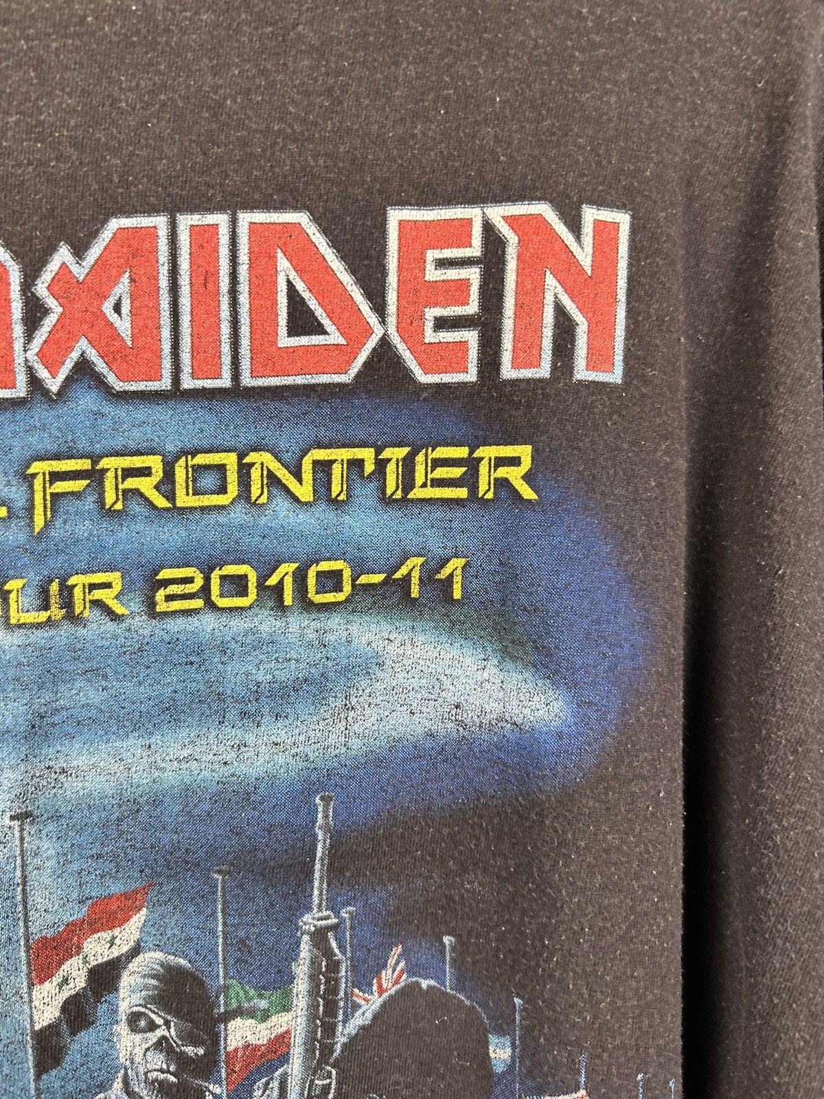Iron Maiden Vintage 00s Iron Maiden The Final Frontier Tour 2010-11 Tee Size US XXL / EU 58 / 5 - 21 Thumbnail