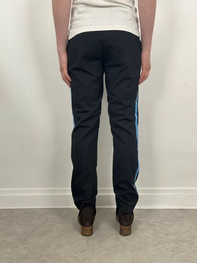 Raf Simons Raf Simons Black Wool Tailored Pants with Blue Line Size US 30 / EU 46 - 4 Thumbnail