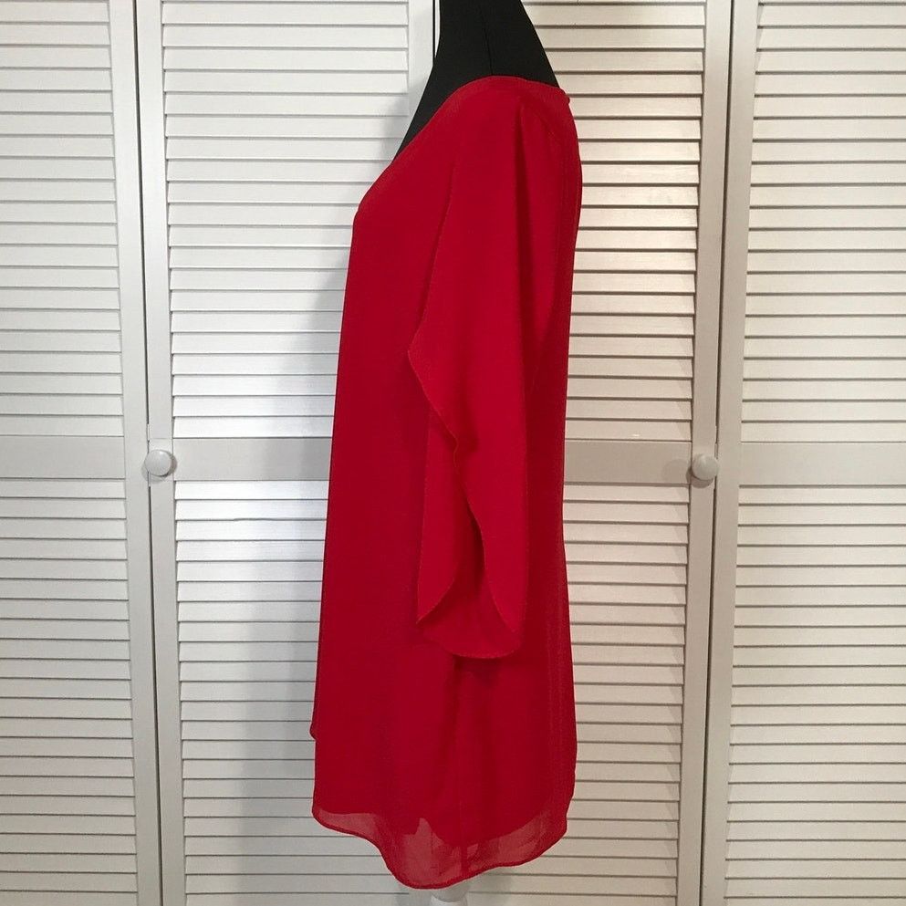 Other A.BYER Vintage Whimsigoth Chiffon Shift Midi Dress Juniors L Size L / US 10 / IT 46 - 2 Thumbnail
