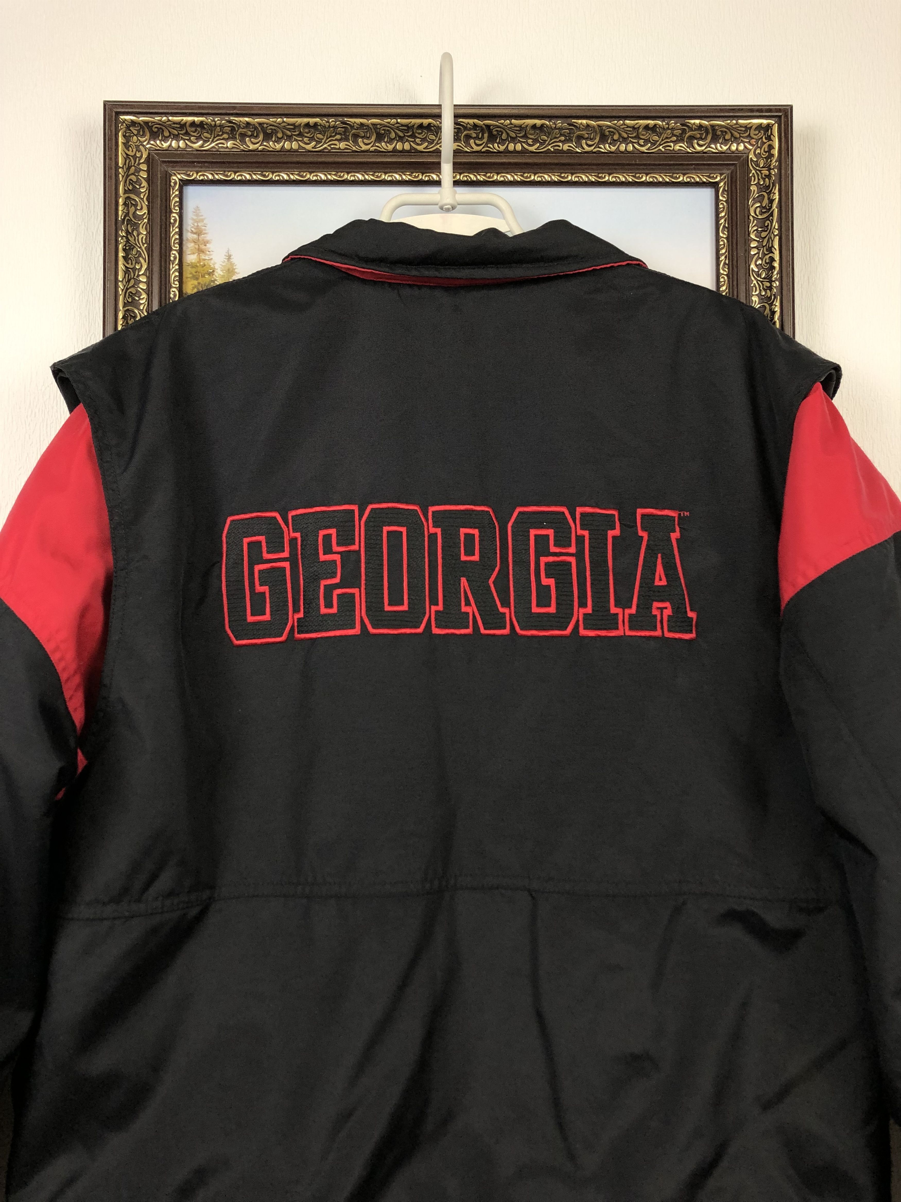 Nike × Vintage Vintage Team Nike Georgia Bulldogs Jacket Bomber Rare Size US L / EU 52-54 / 3 - 2 Thumbnail