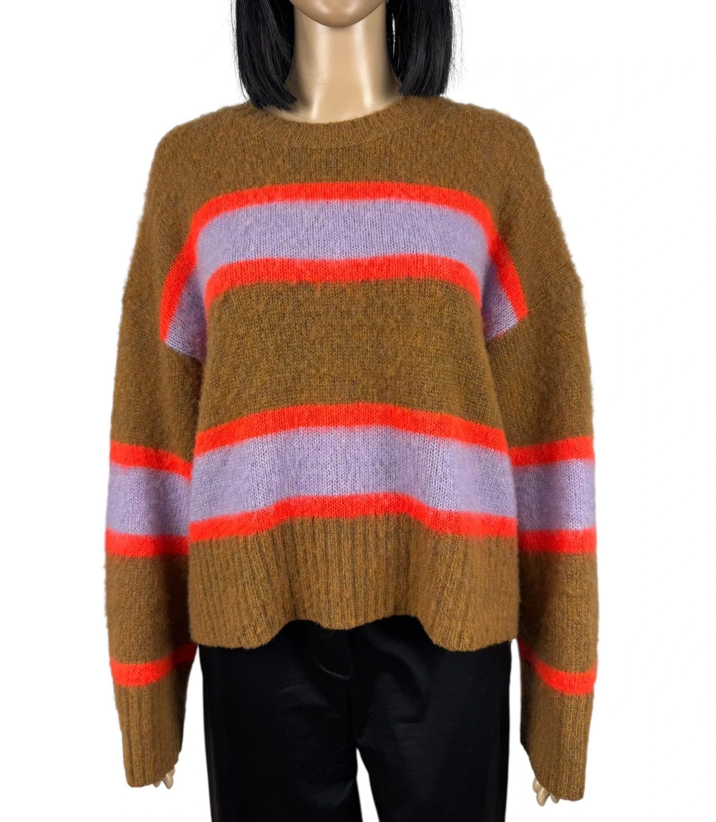 Allsaints Allsaints Acrylic Wool Striped Sweater size M Size M / US 6-8 / IT 42-44 - 2 Thumbnail