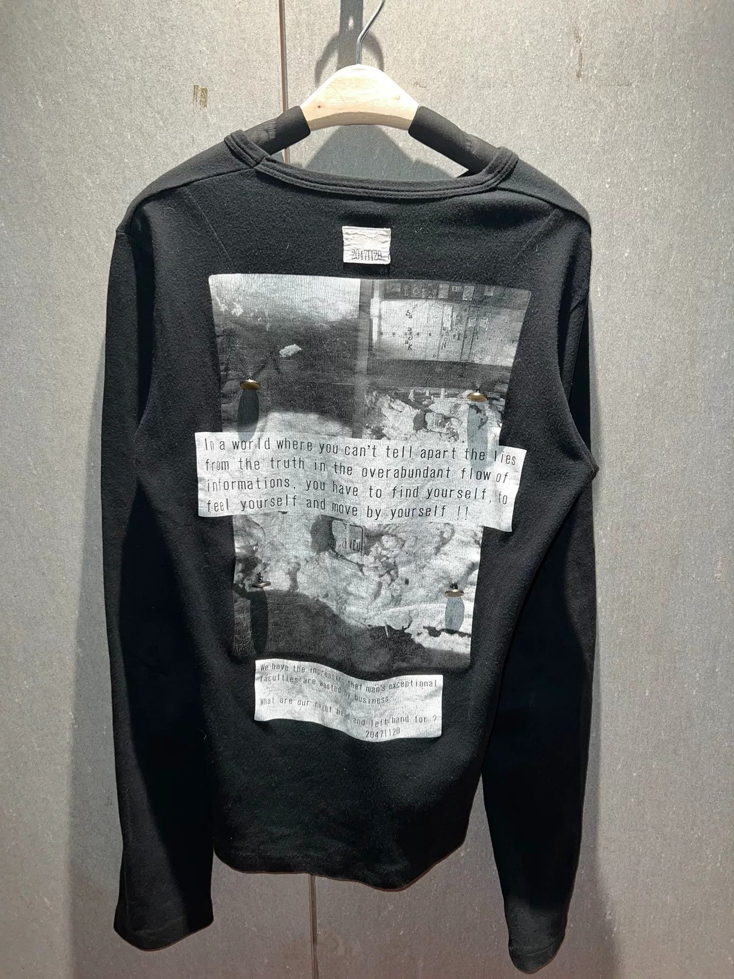 BRUT Archive harajuku archive long sleeve shirt with print Size US M / EU 48-50 / 2 - 1 Thumbnail