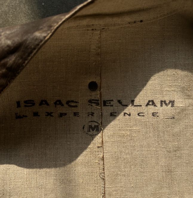Isaac Sellam Experience Isaac Sellam Distressed Four-Pocket Leather Jacket Size US M / EU 48-50 / 2 - 3 Thumbnail