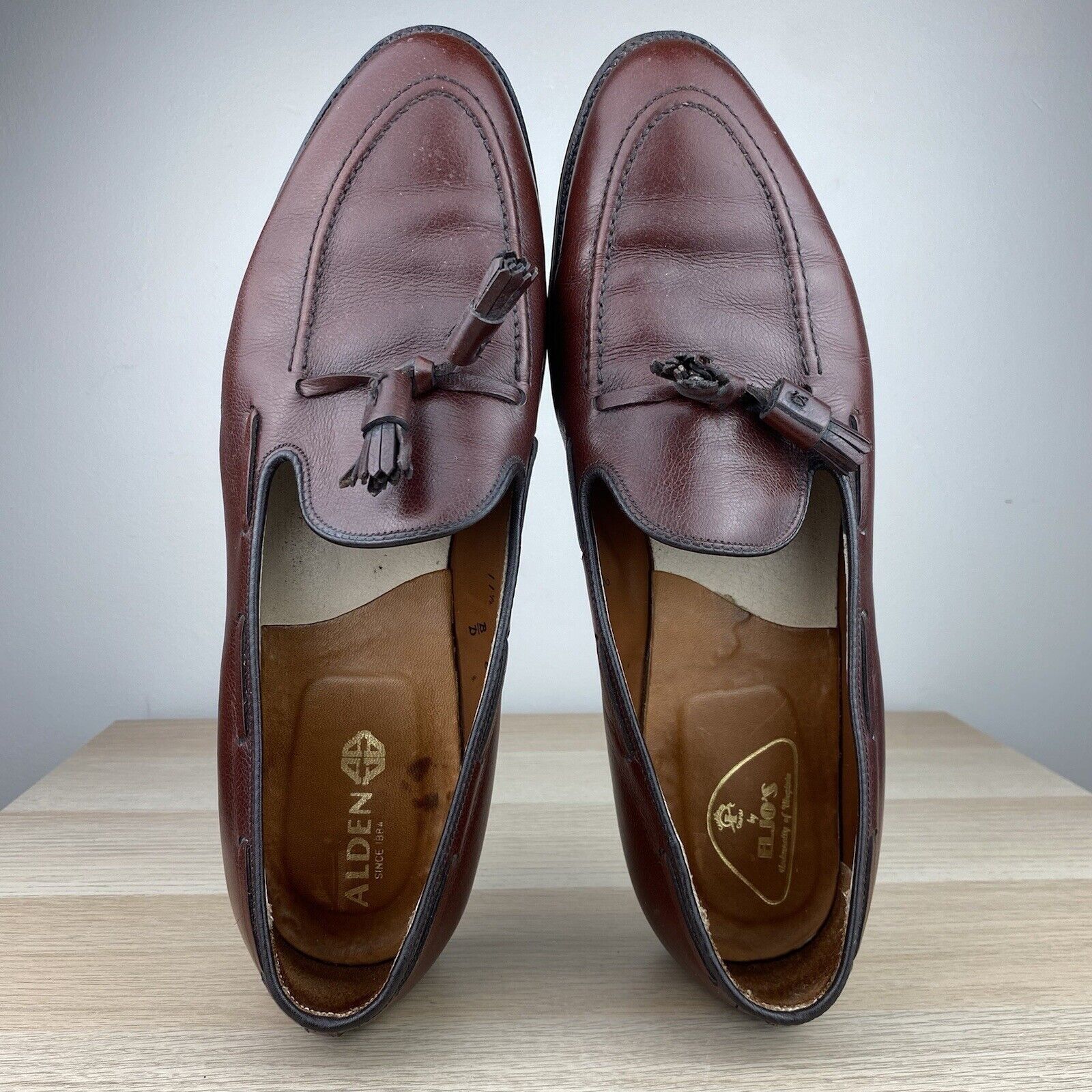 Alden Vintage Alden 668 Eljoy Tassel Slip On Loafer Leather 11.5 Size US 11.5 / EU 44-45 - 11 Thumbnail
