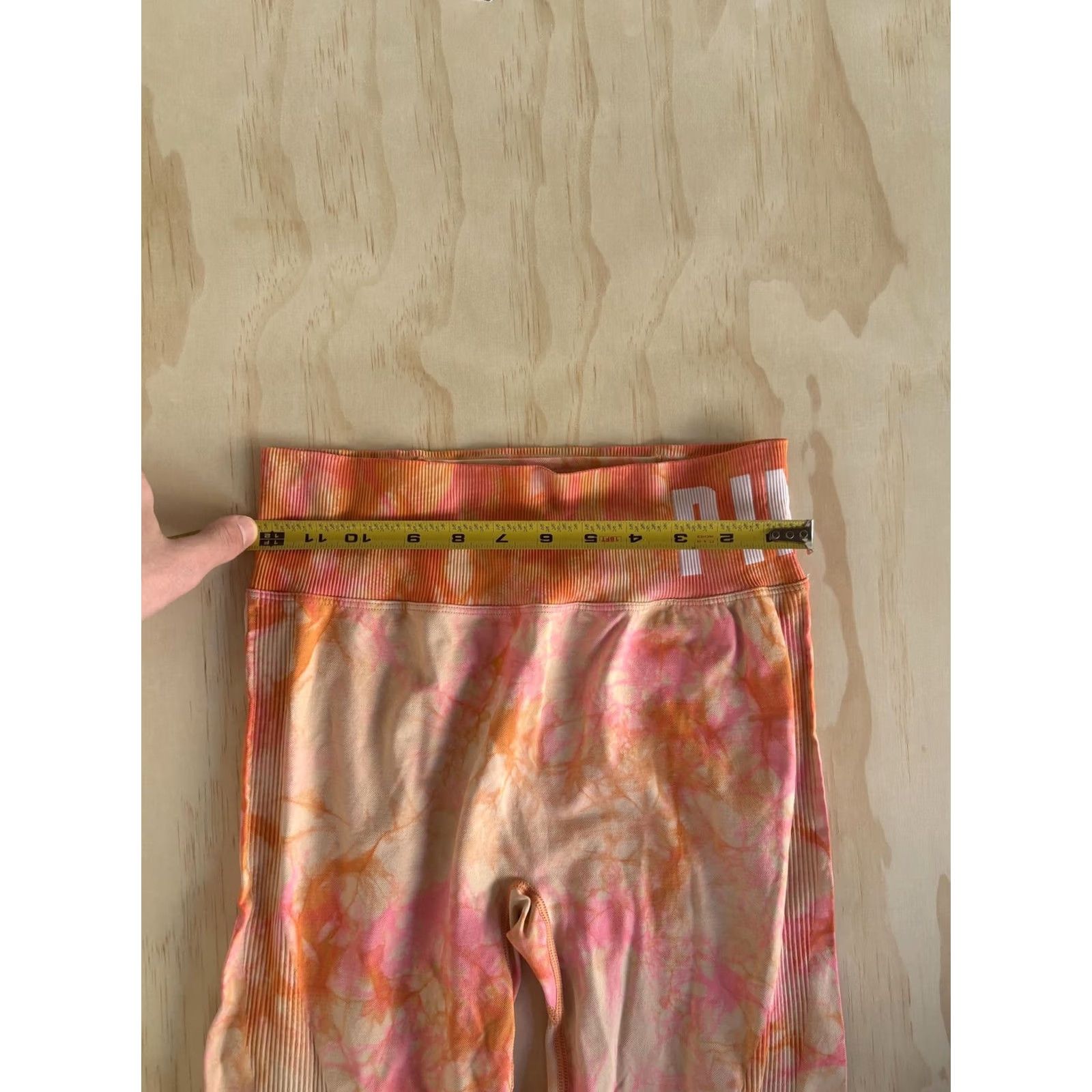 Pinko PINK Victoria's Secret Leggings Womens Medium Pink Tie Dye Ankle Yoga Gym Active Size 32" / US 10 / IT 46 - 3 Thumbnail