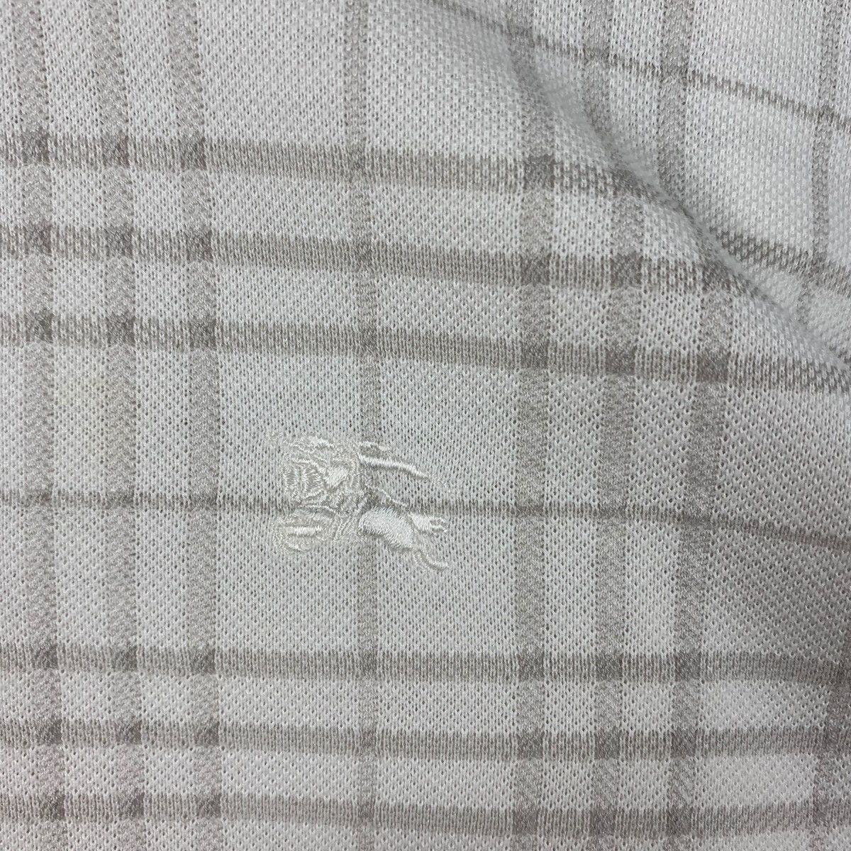 Burberry × Designer BURBERRY London nova check collar design polo tee Size US L / EU 52-54 / 3 - 7 Thumbnail